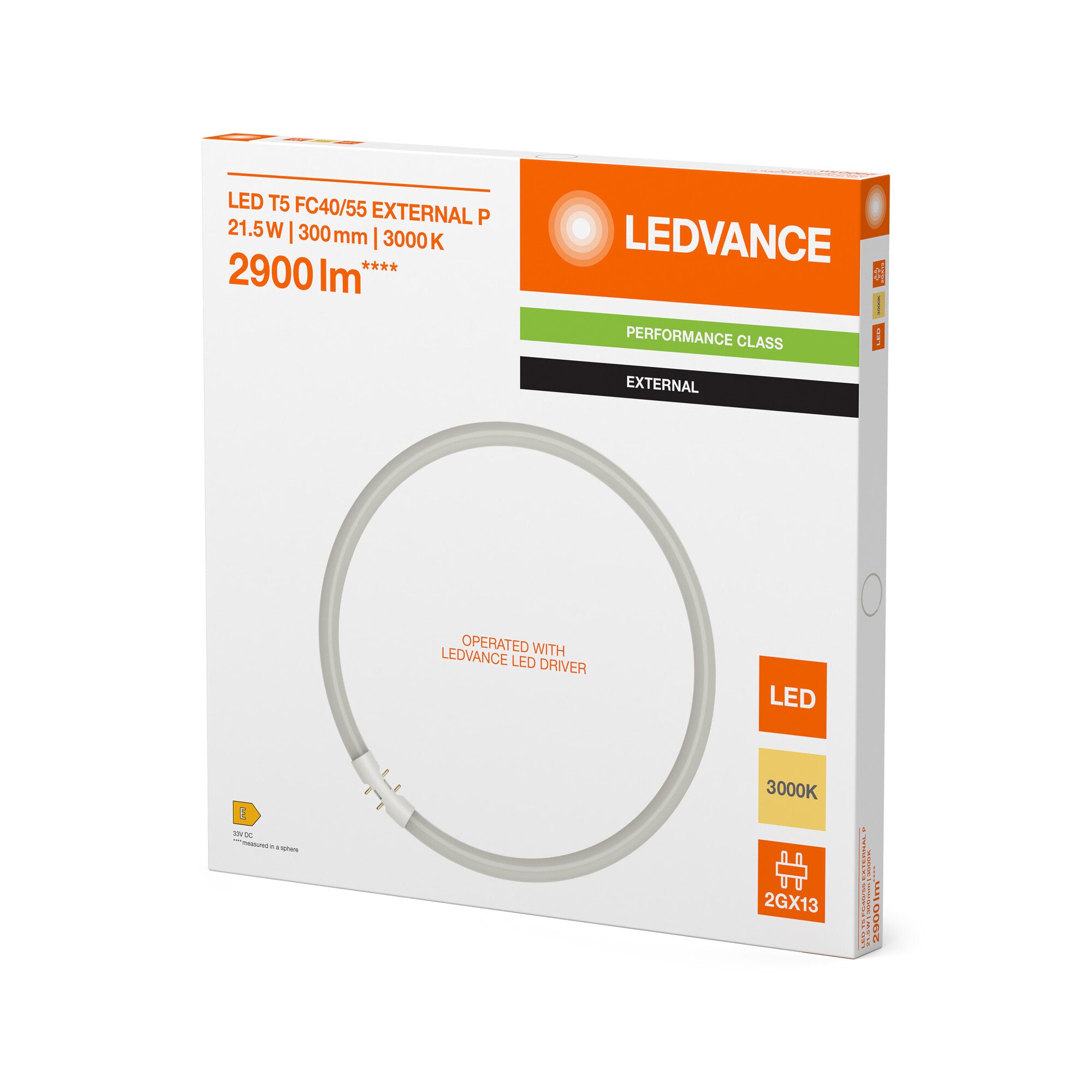 LED-RØR T5 PEX FC 40/55 21,5W 830