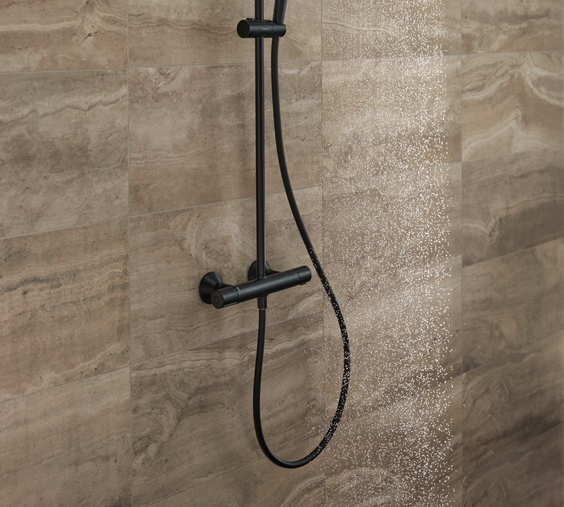 Hansgrohe Isiflex bruserslange 125 cm, mat sort
