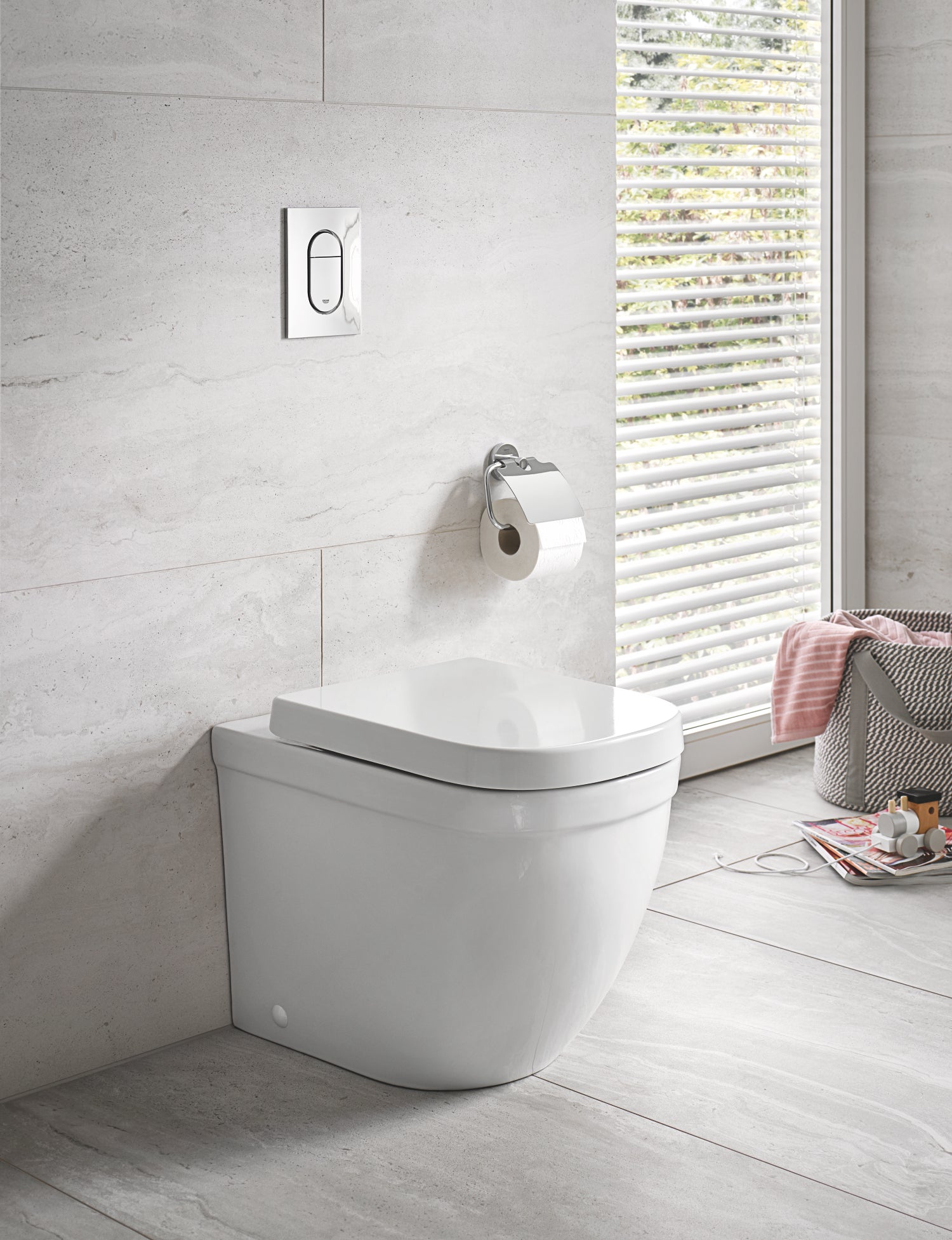 GROHE EURO CERAMIC Euro Ceramic Toiletsæde QR m/låg duroplast al