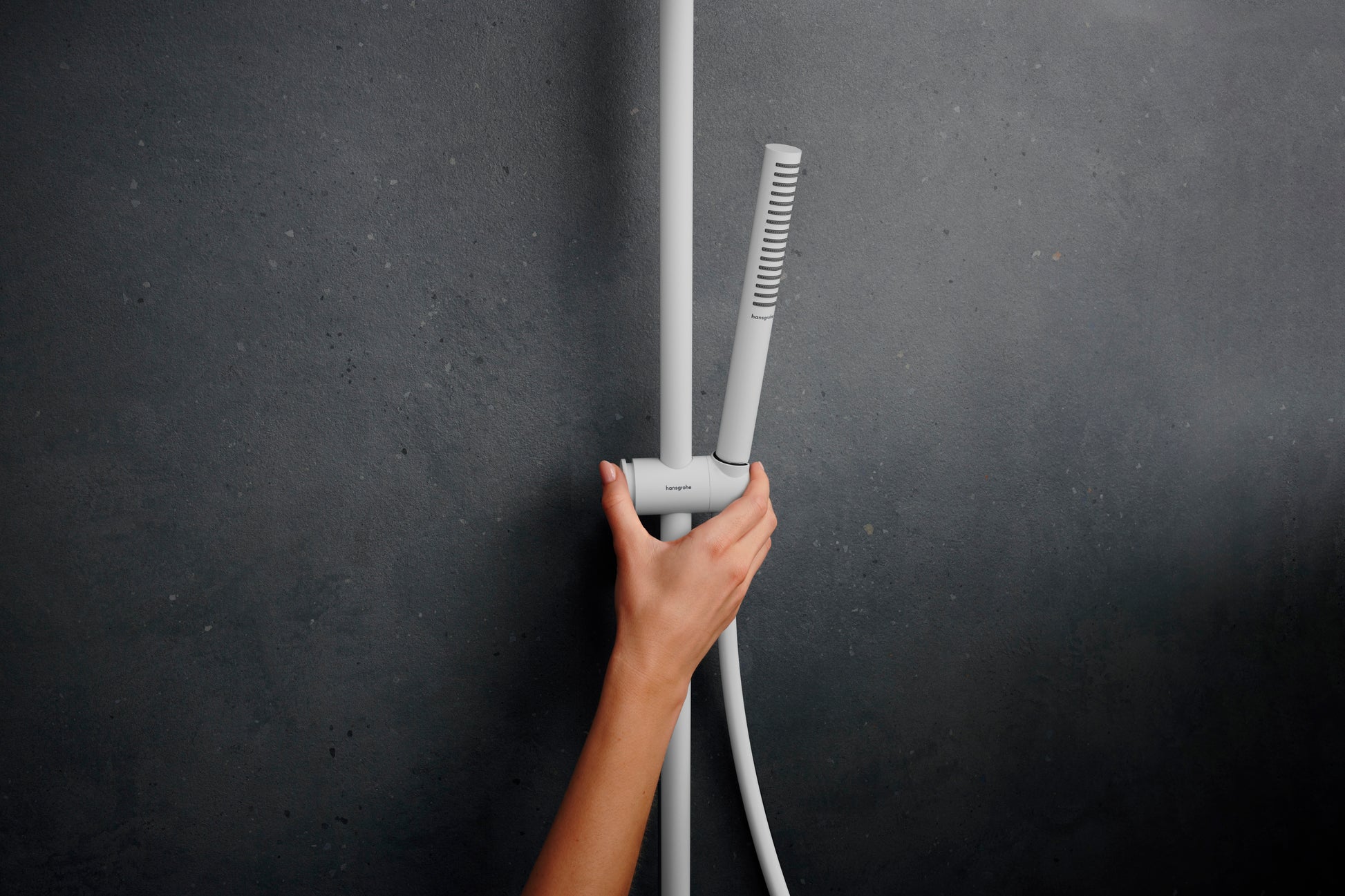 Hansgrohe Pulsify S Puro showerpipe 260 1jet EcoSmart, mat hvid