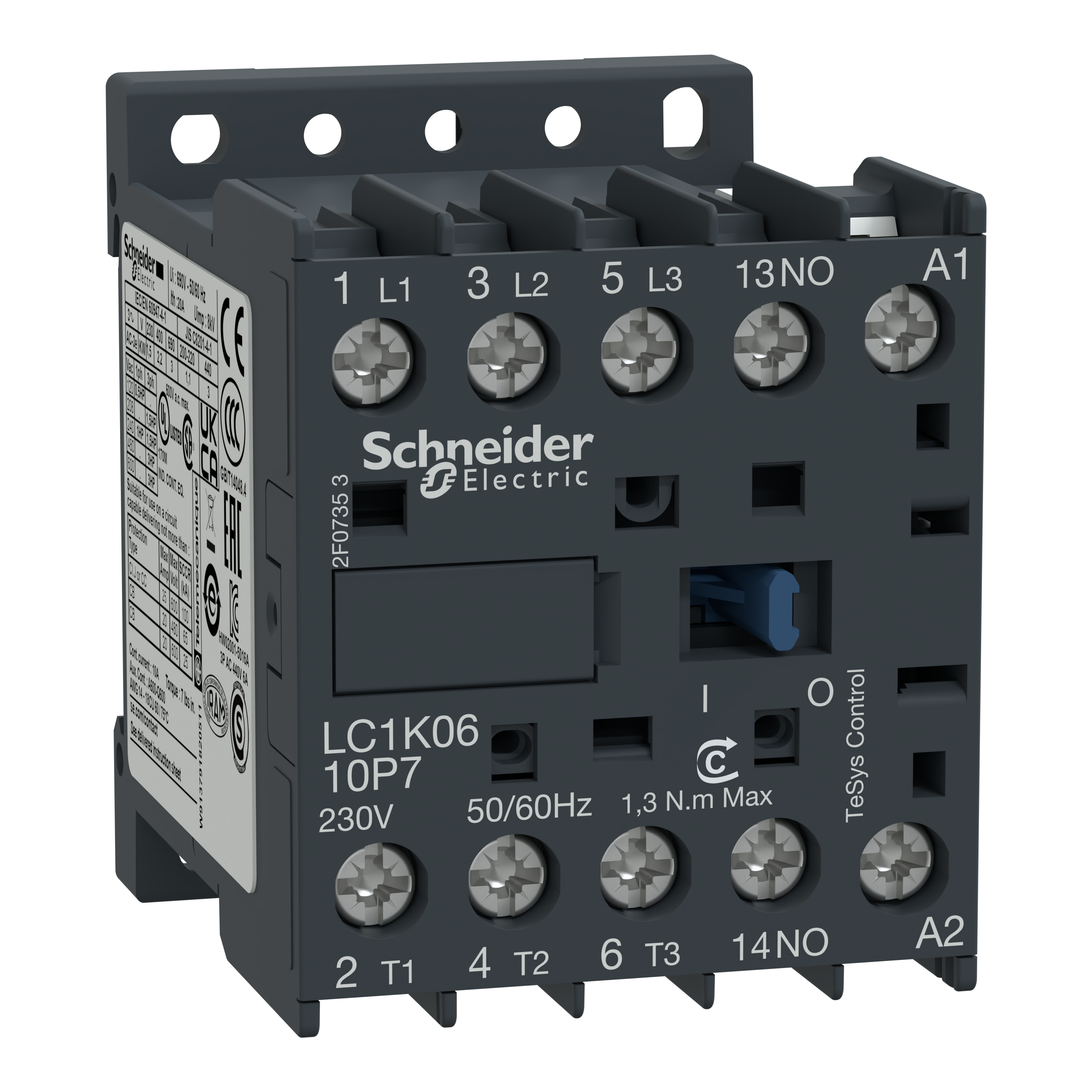 KONTAKTOR 6A 400V LC1-K0610V7