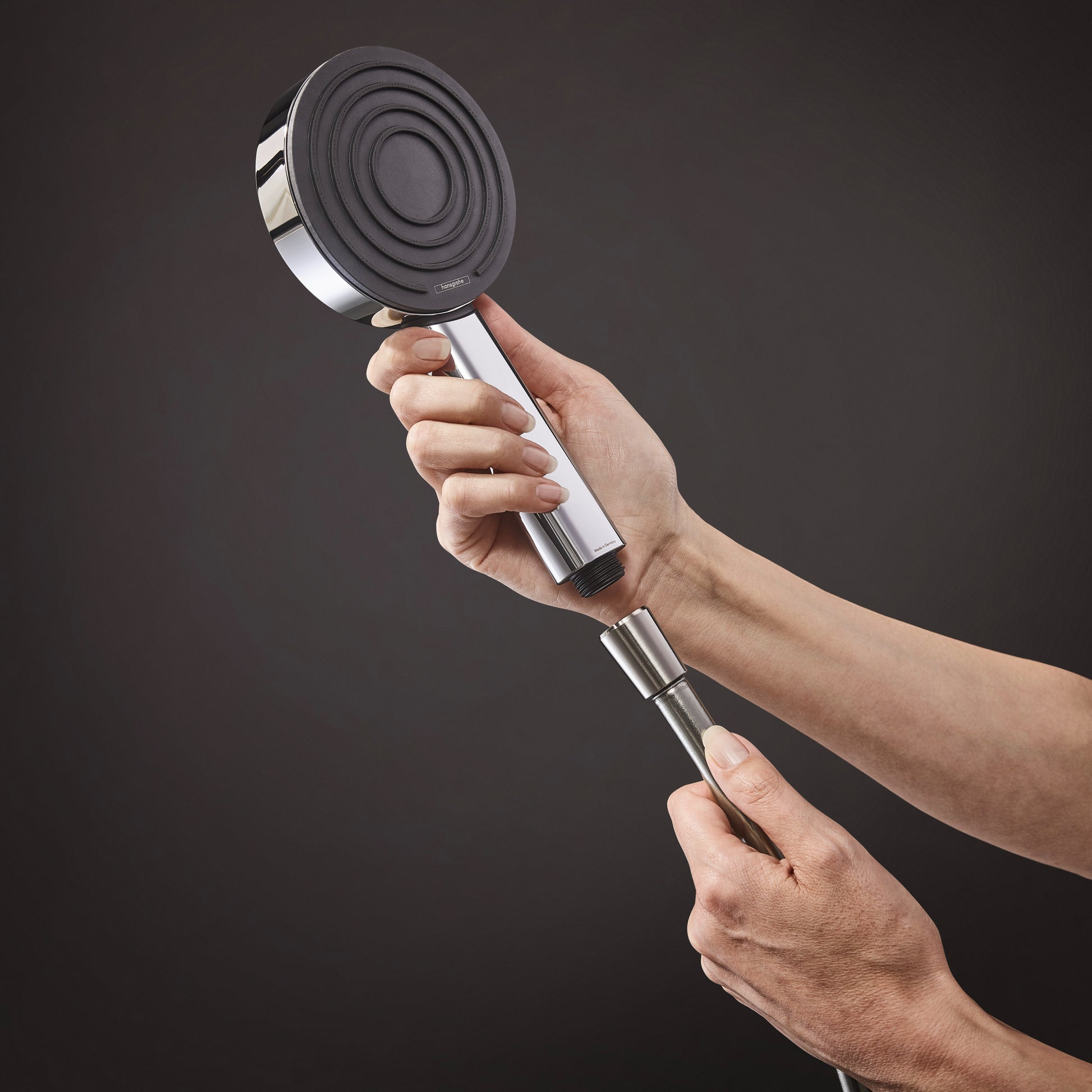 Hansgrohe Isiflex bruserslange 1600 mm, stål-optik