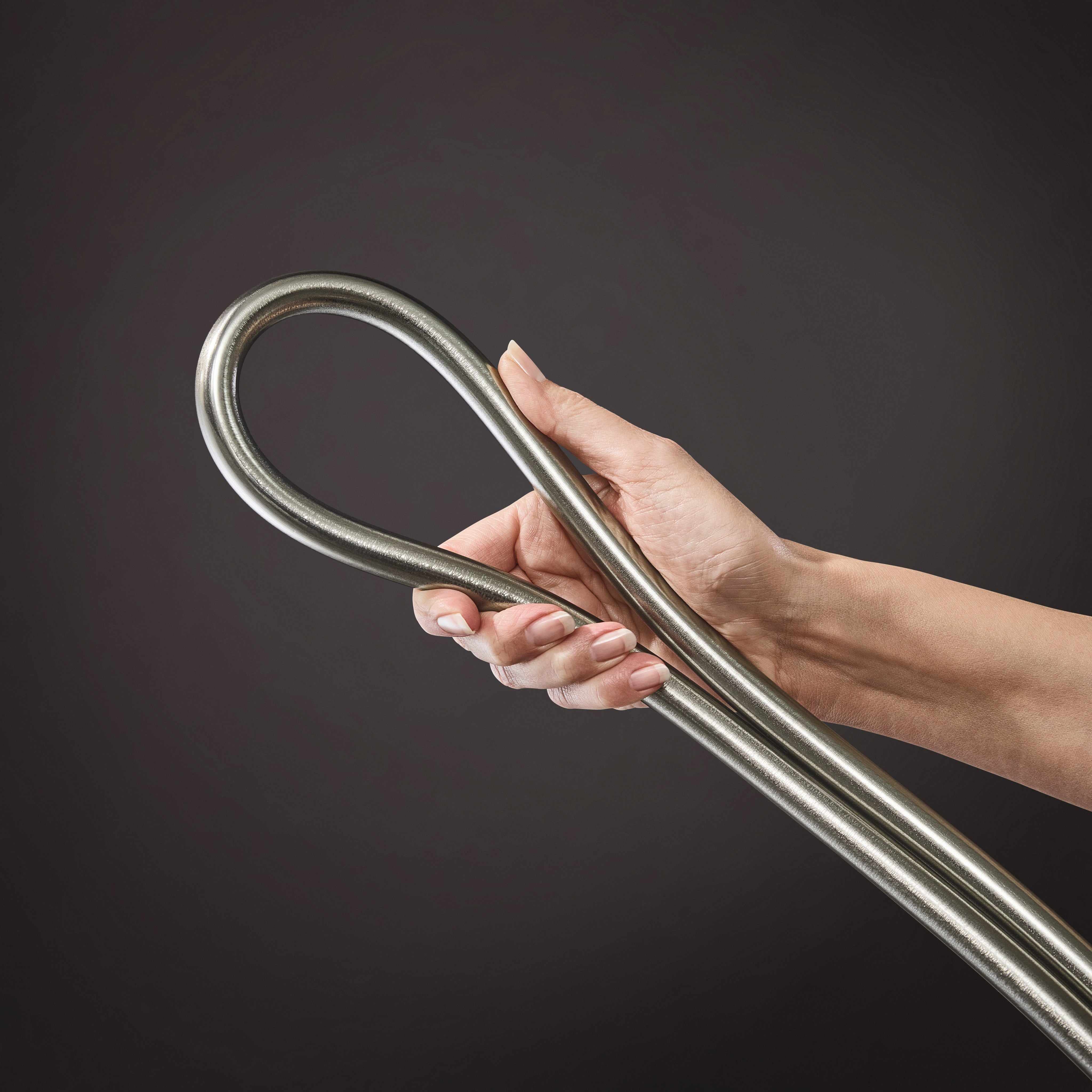 Hansgrohe Isiflex bruserslange 1600 mm, stål-optik