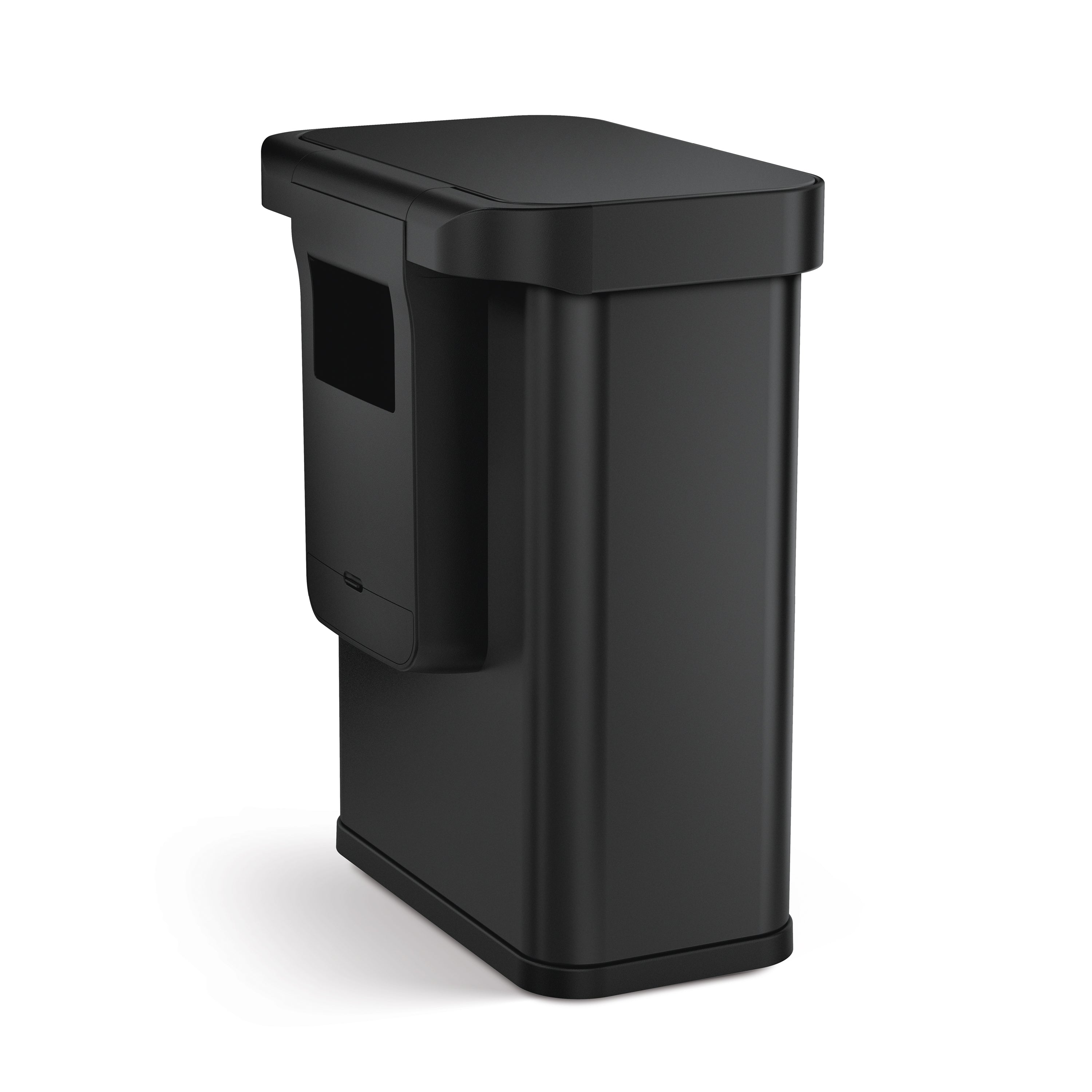 Sensor skraldespand med stemmestyring sort 58 L