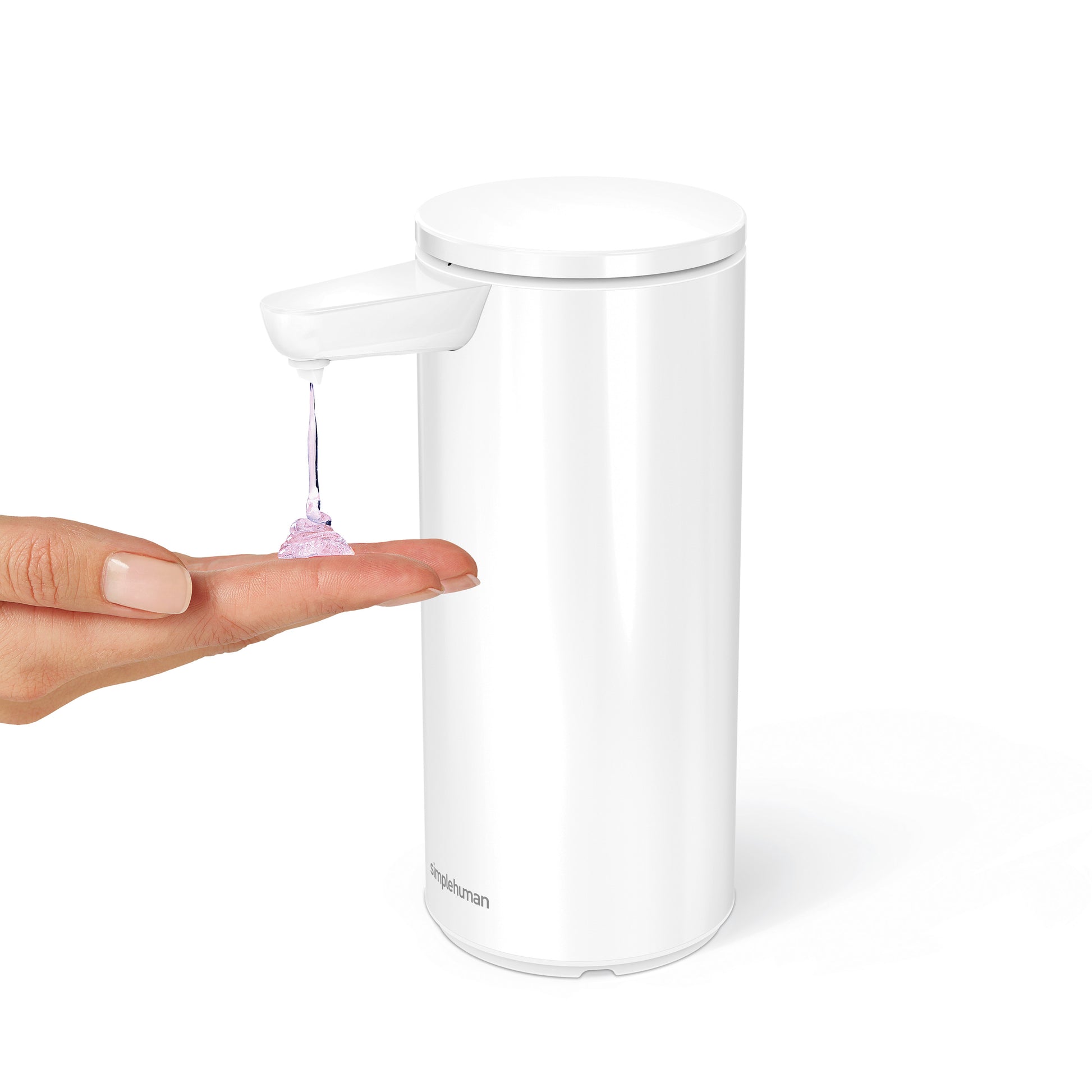 Sæbedispenser med sensor, hvid