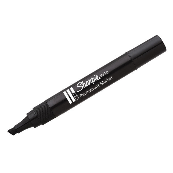 Sharpie permanent marker W10, skrå spids, sort