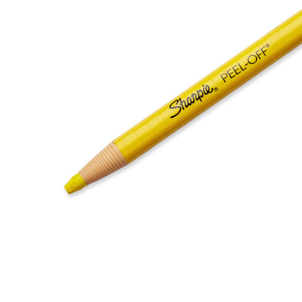 Sharpie marker china, vokskridt, rund spids, gul