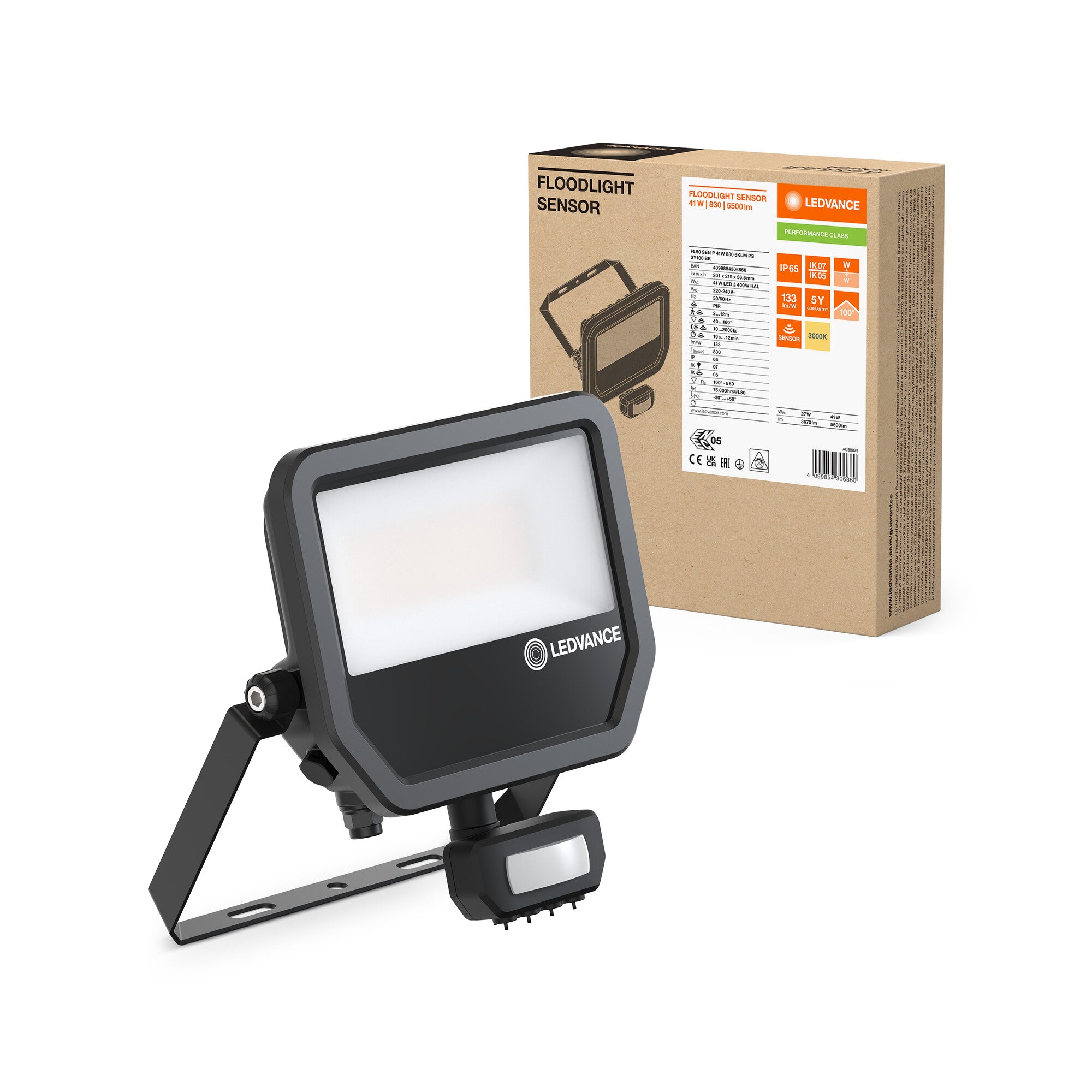 FLOOD PFM SENSOR 41W/830 SO