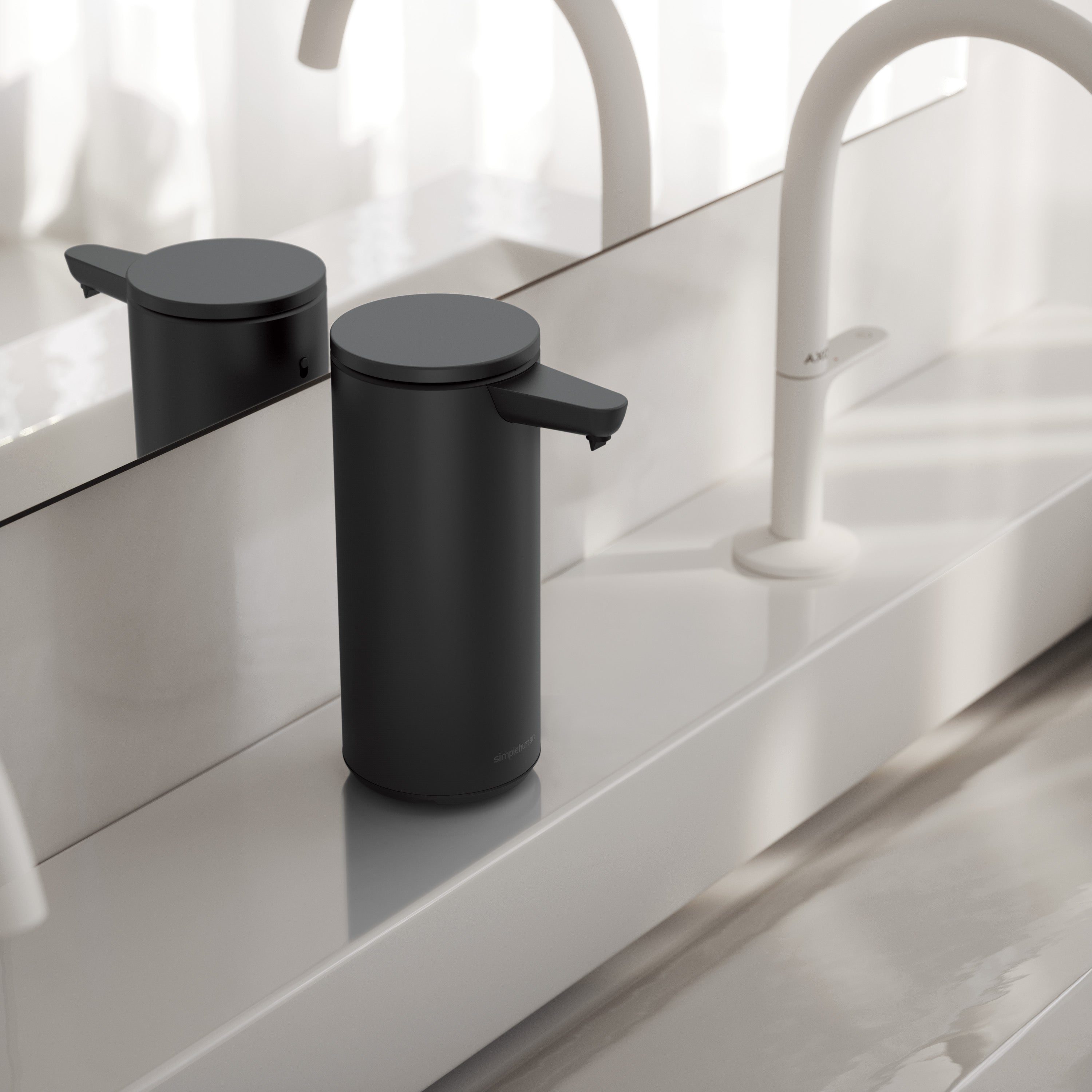 Sæbedispenser med sensor, sort