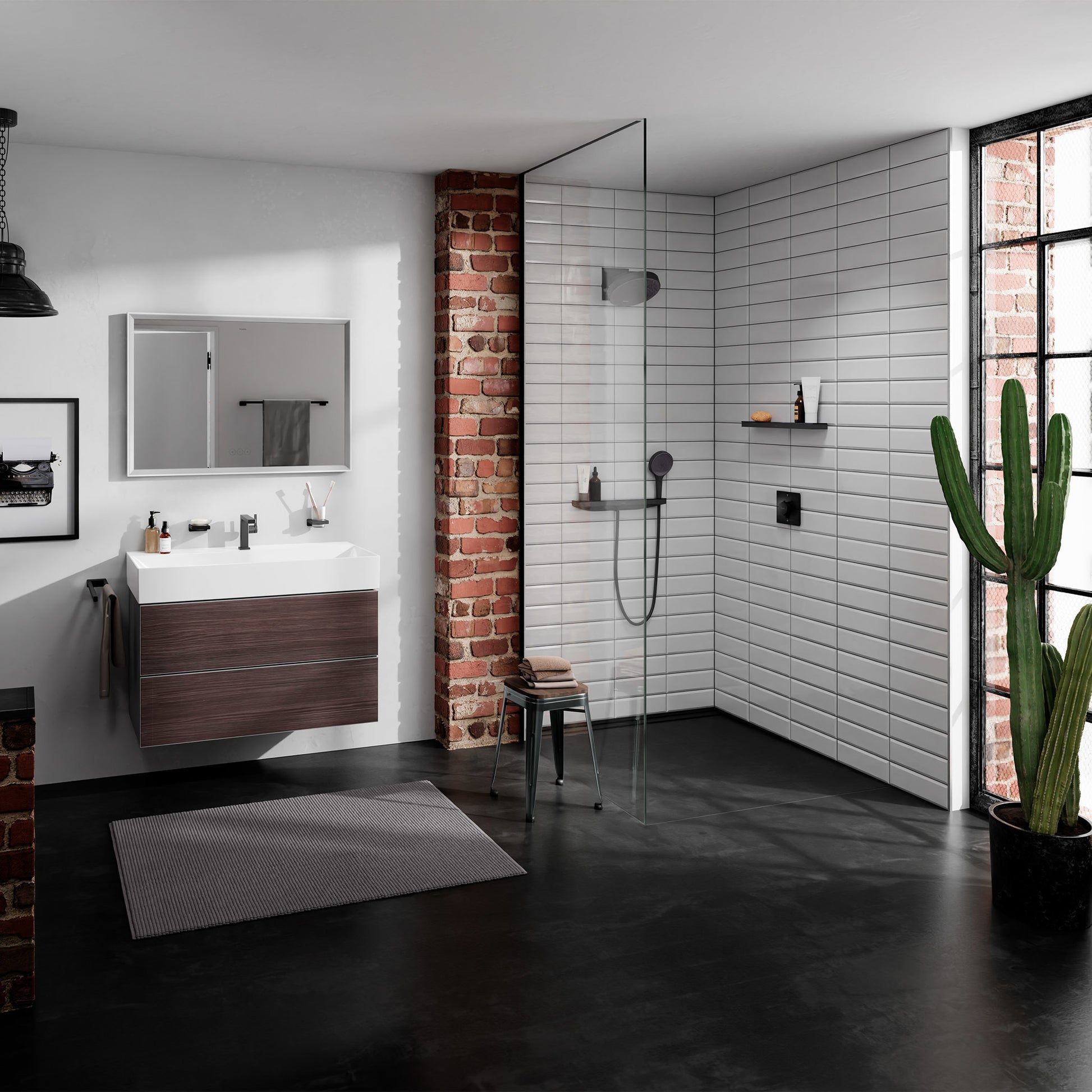 HANSGROHE ShowerSelect Comfort termostatbatteri 155x155mm indb 2