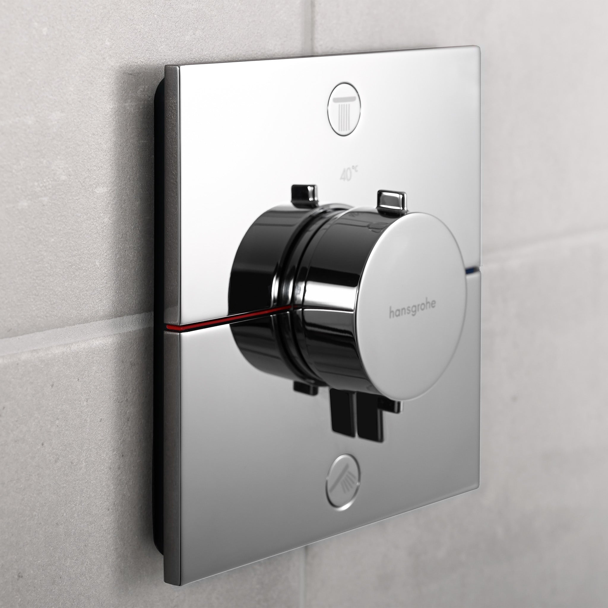 HANSGROHE ShowerSelect Comfort termostatbatteri 155x155mm indb 2