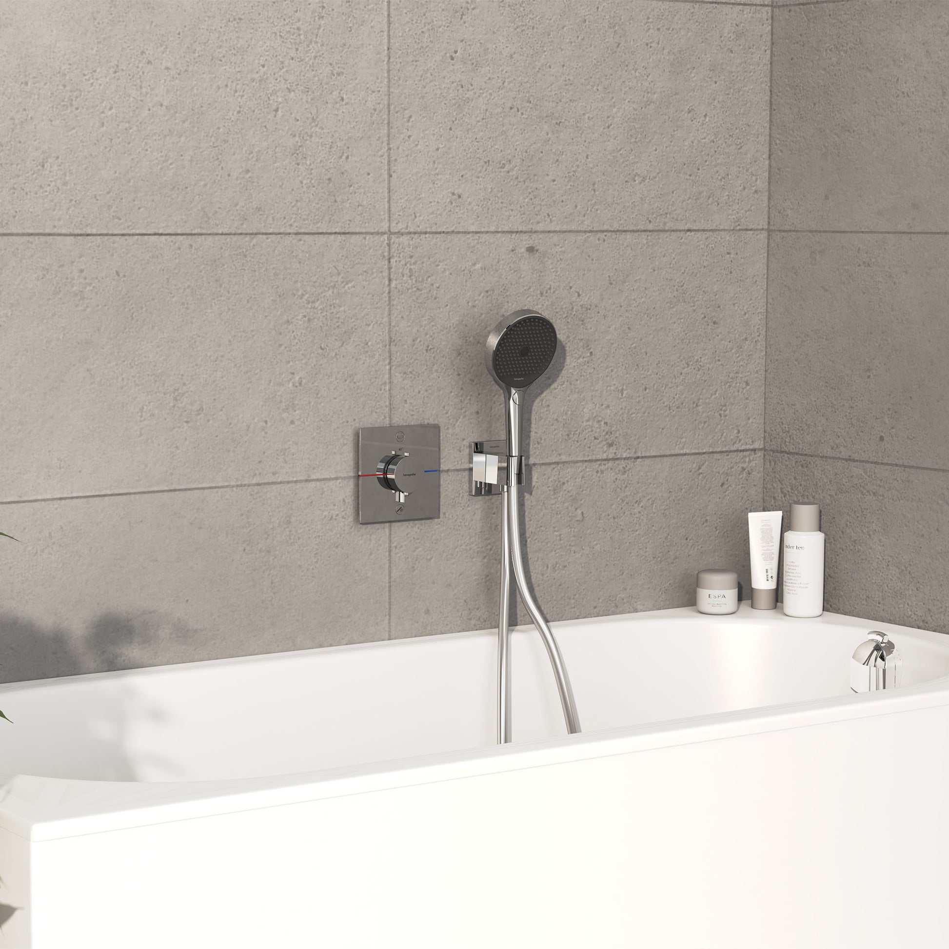 HANSGROHE ShowerSelect Comfort termostatbatteri 155x155mm indb 2