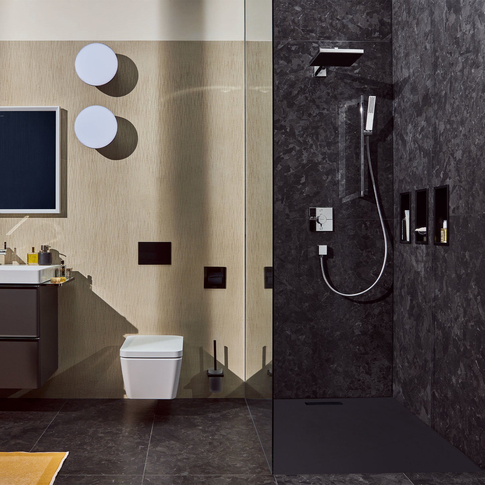 HANSGROHE ShowerSelect Comfort termostatbatteri 155x155mm indb 2