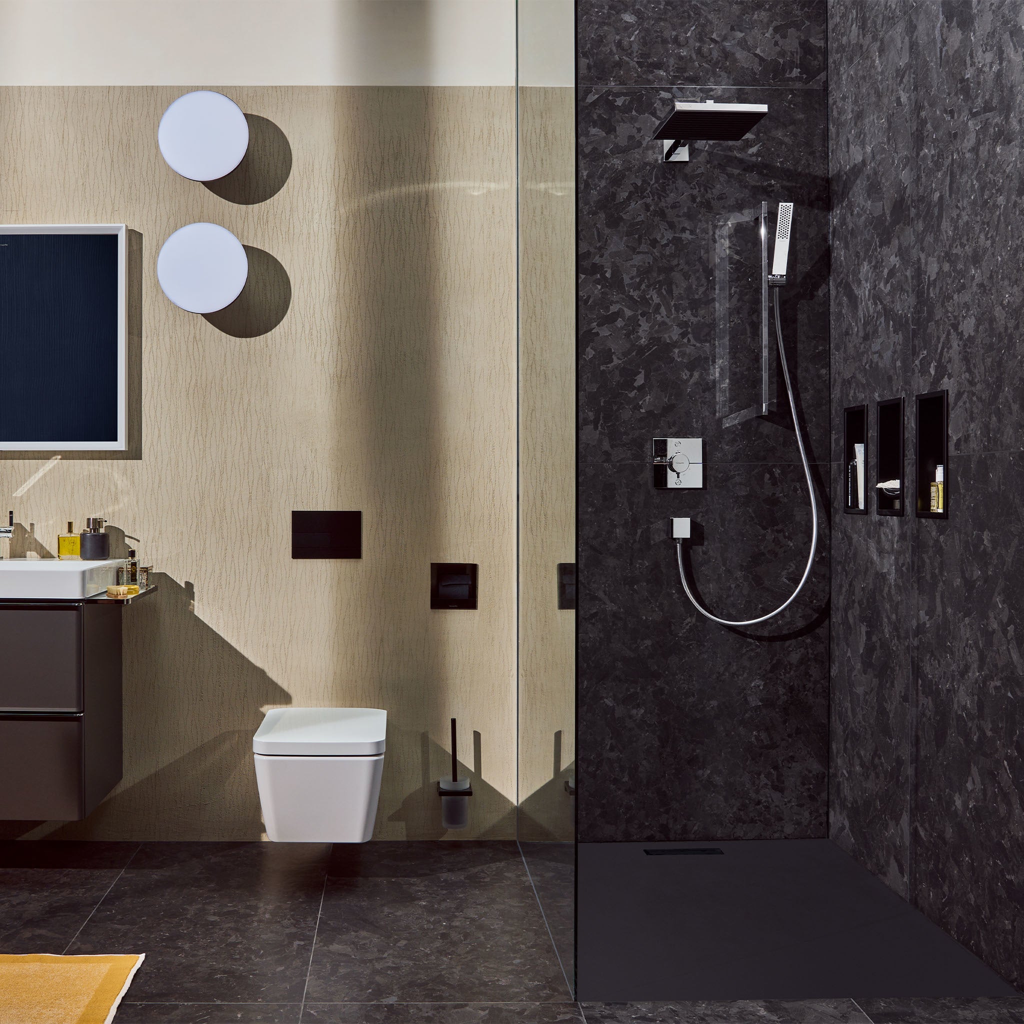 HANSGROHE ShowerSelect Comfort termostatbatteri 155x155mm indb 2