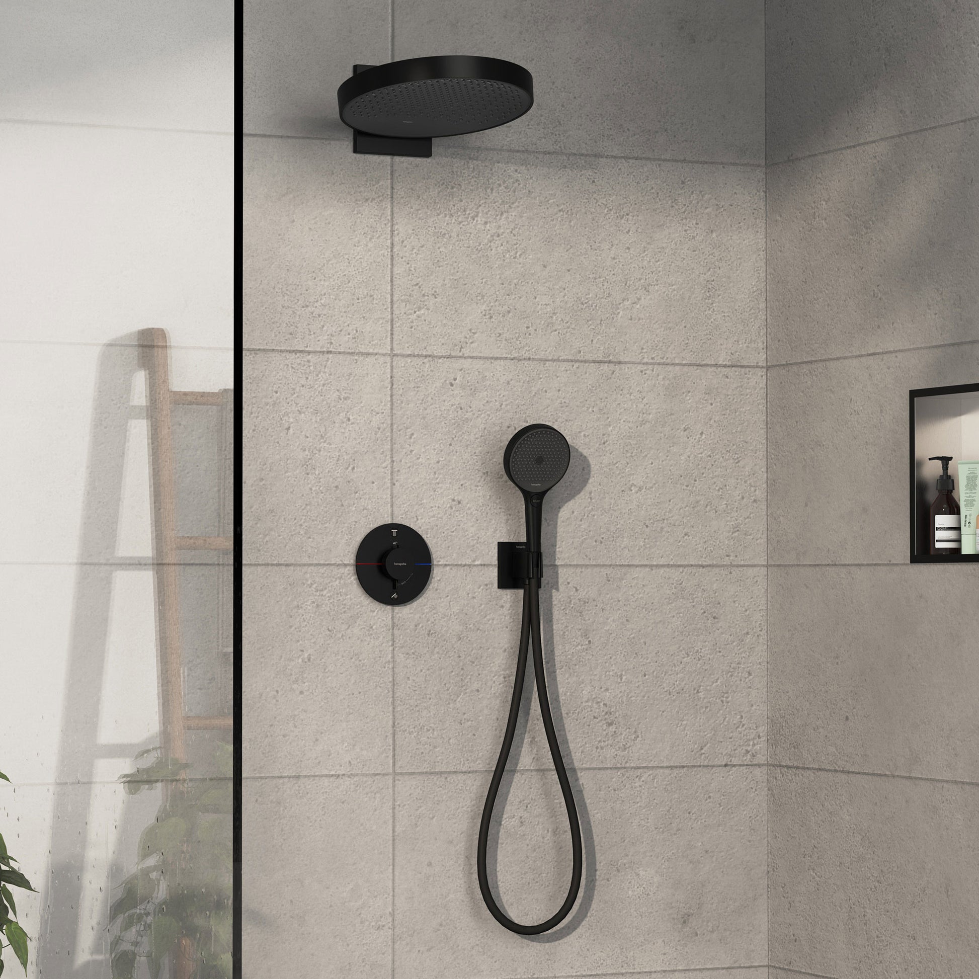 HANSGROHE ShowerSelect Comfort termostatbatteri ø155mm indb 2udt