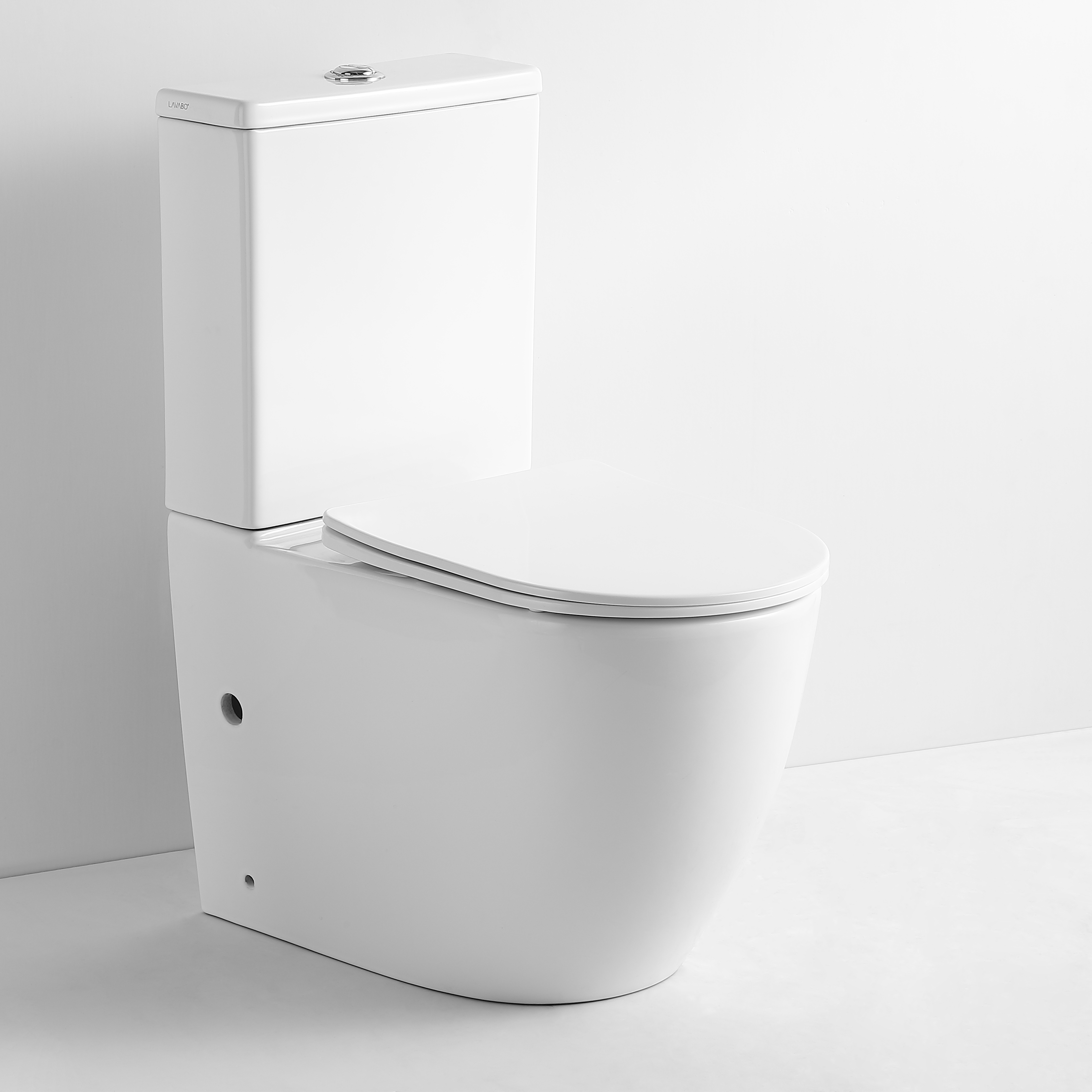 Lavabo Studio BTW gulvstående toilet med soft close sæde, hvid