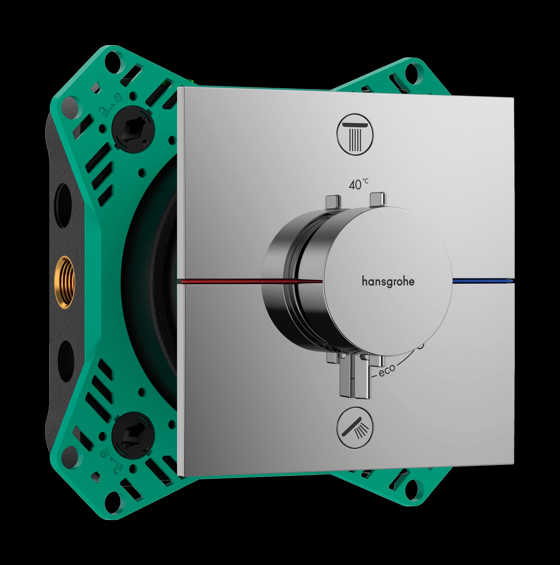 HANSGROHE ShowerSelect Comfort termostatbatteri 155x155mm indb 2