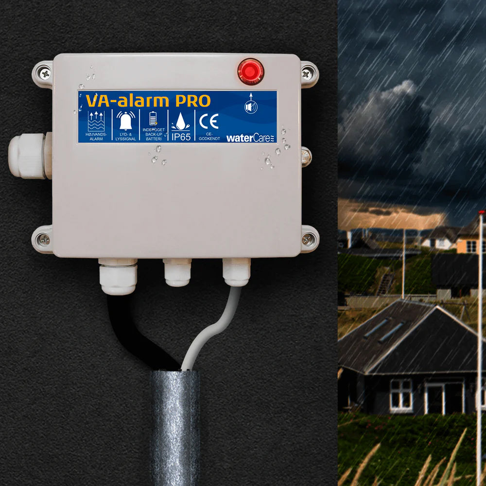WaterCare PRO alarmsæt til tanke og pumpebrønde, komplet
