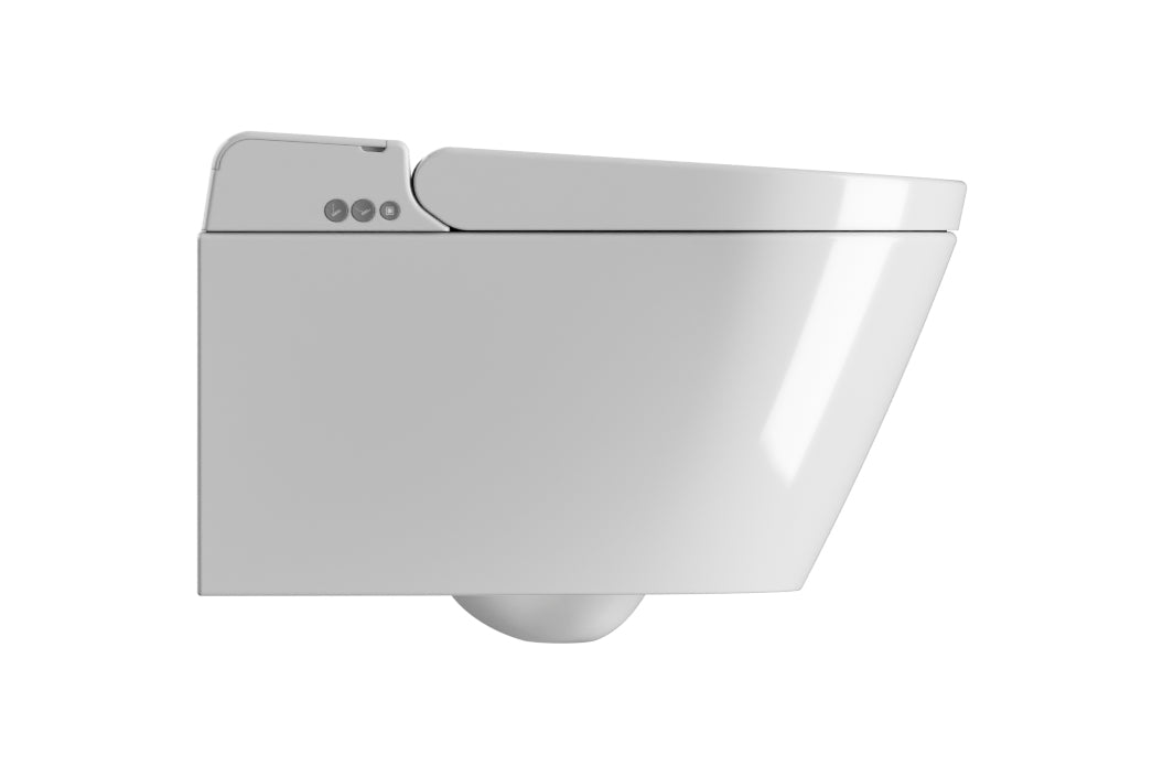 GSI WClean vægmonteret hvid douchetoilet 38x59cm