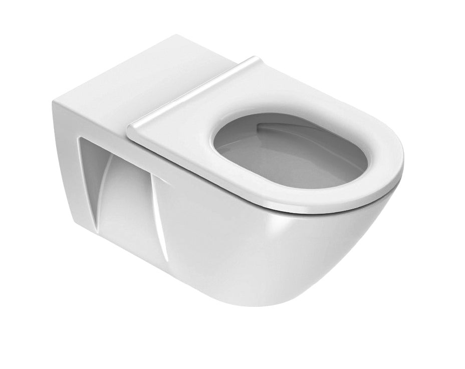 GSI Community vægtoilet 70x36cm med Swirlflush skylleteknik