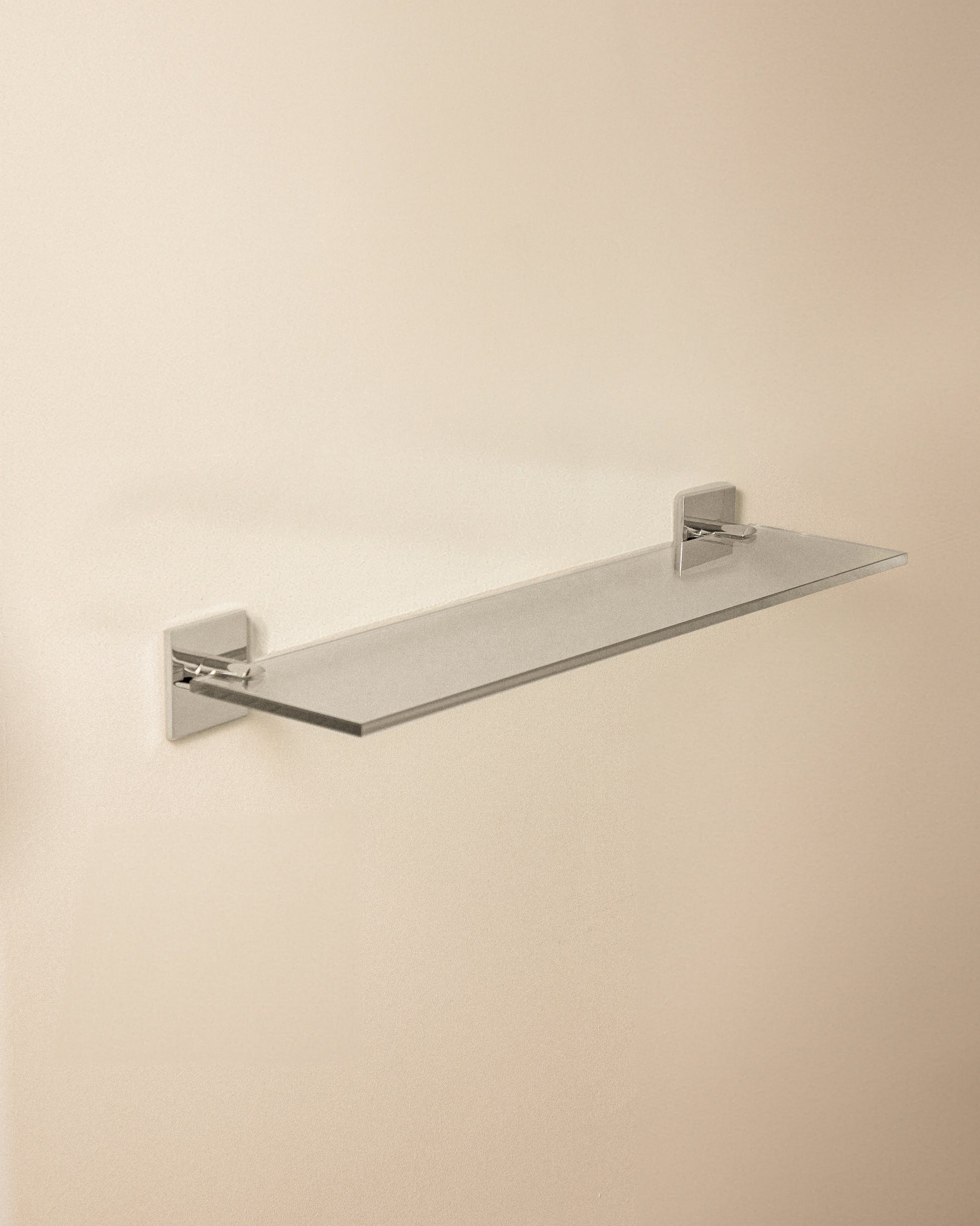 Cosmic Glass Shelf Chrome