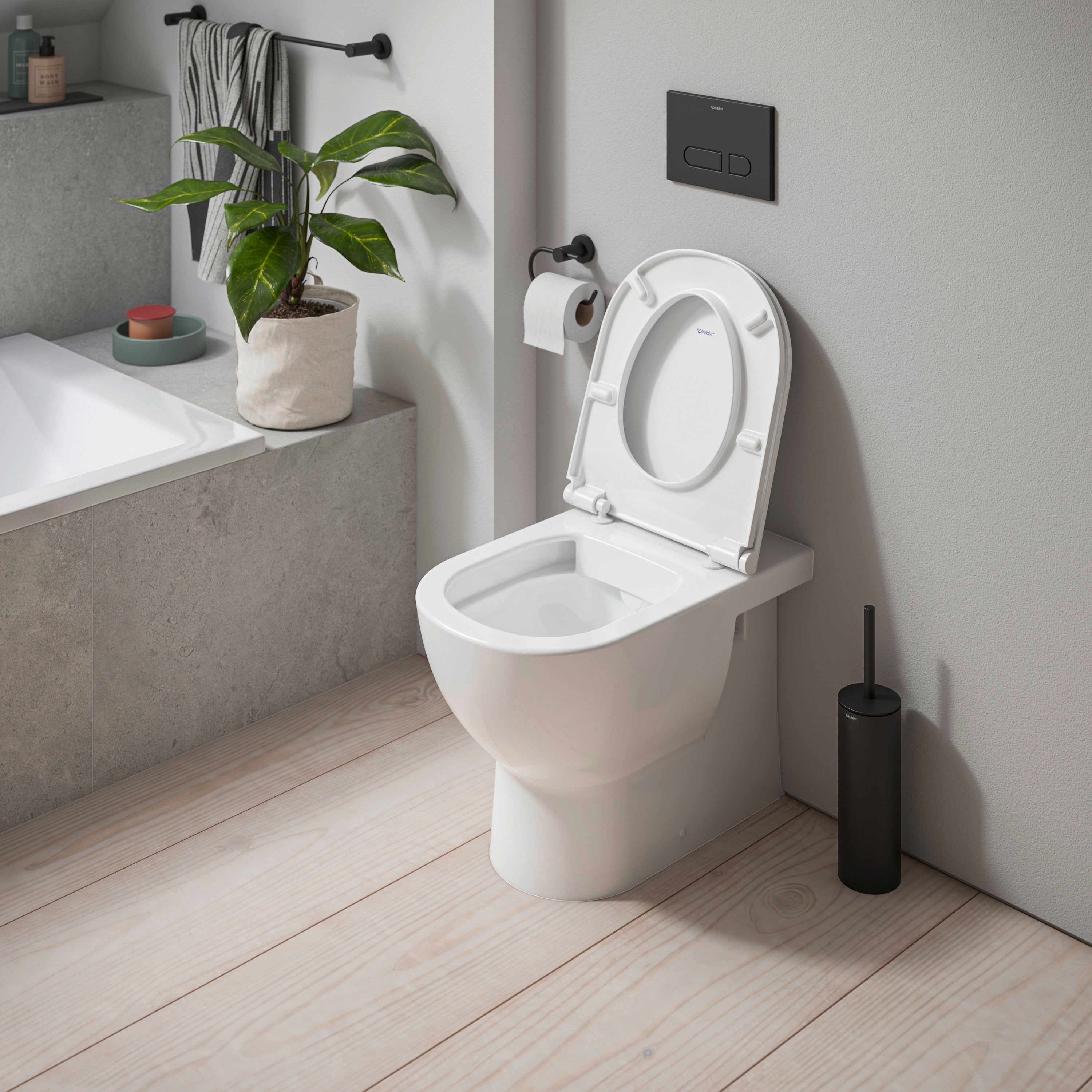 Duravit D-Code sandwich wc-sæde med softclose