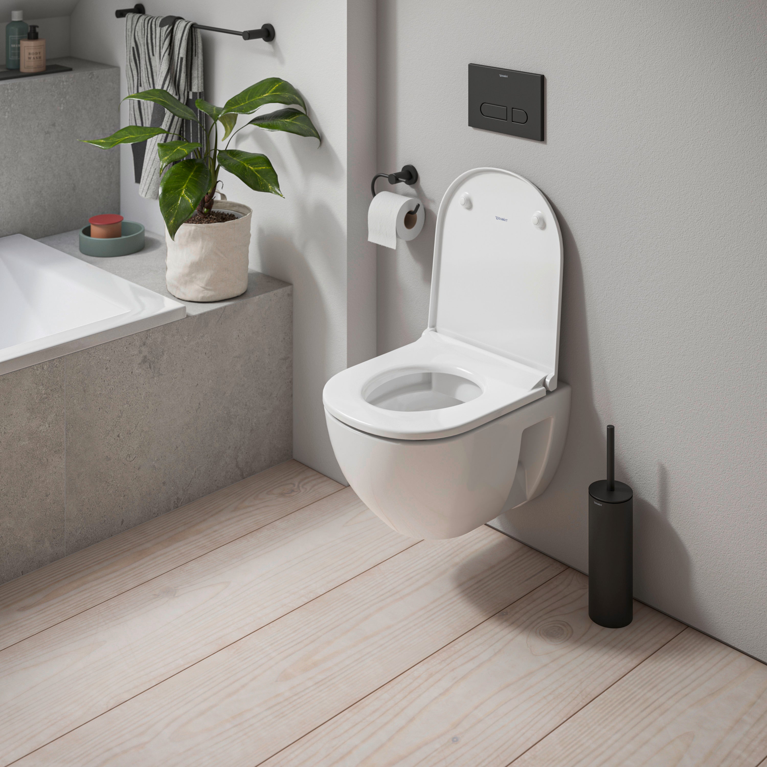 Duravit D-Code toiletsæde med softclose, sædet er aftageligt