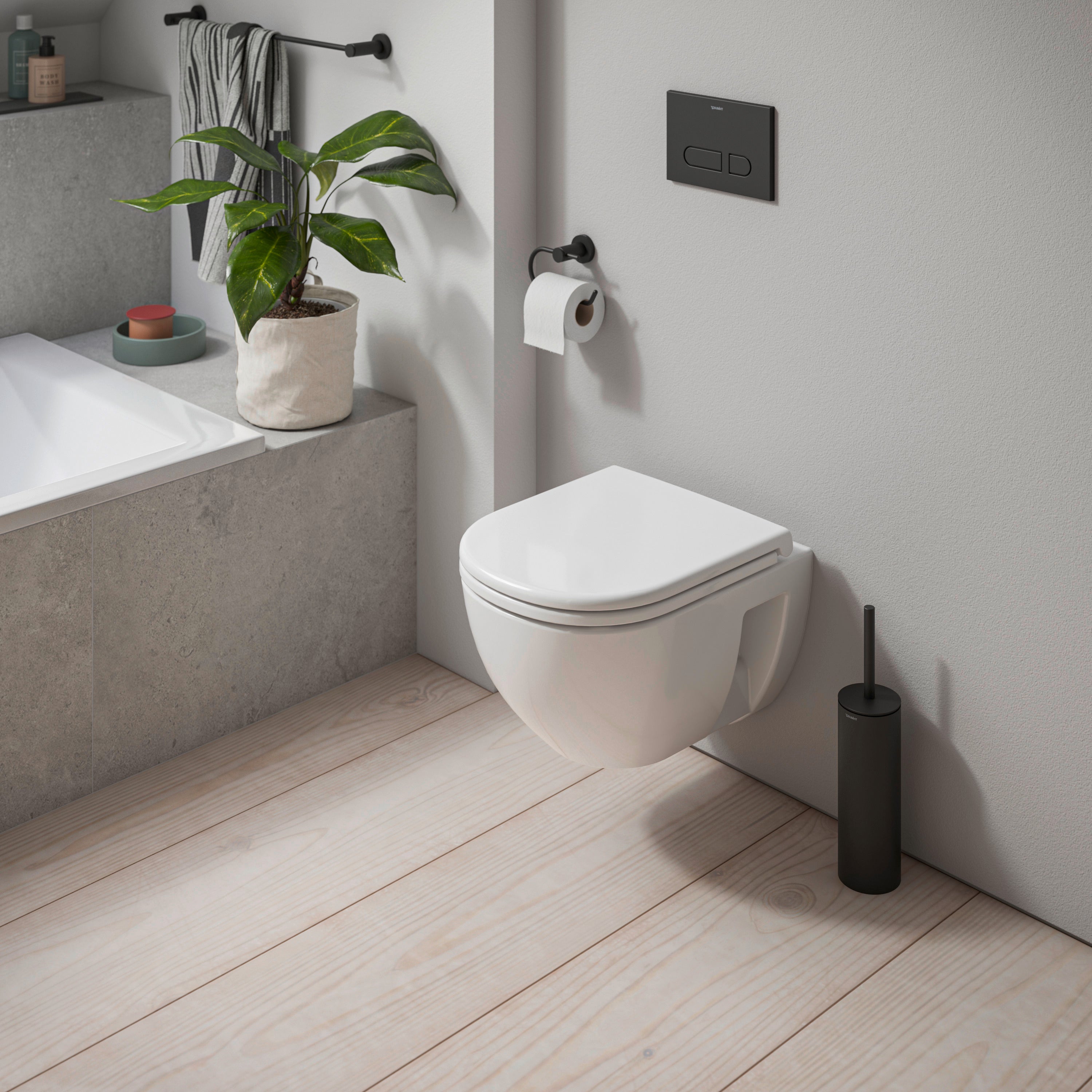 Duravit D-Code toiletsæde med softclose, sædet er aftageligt