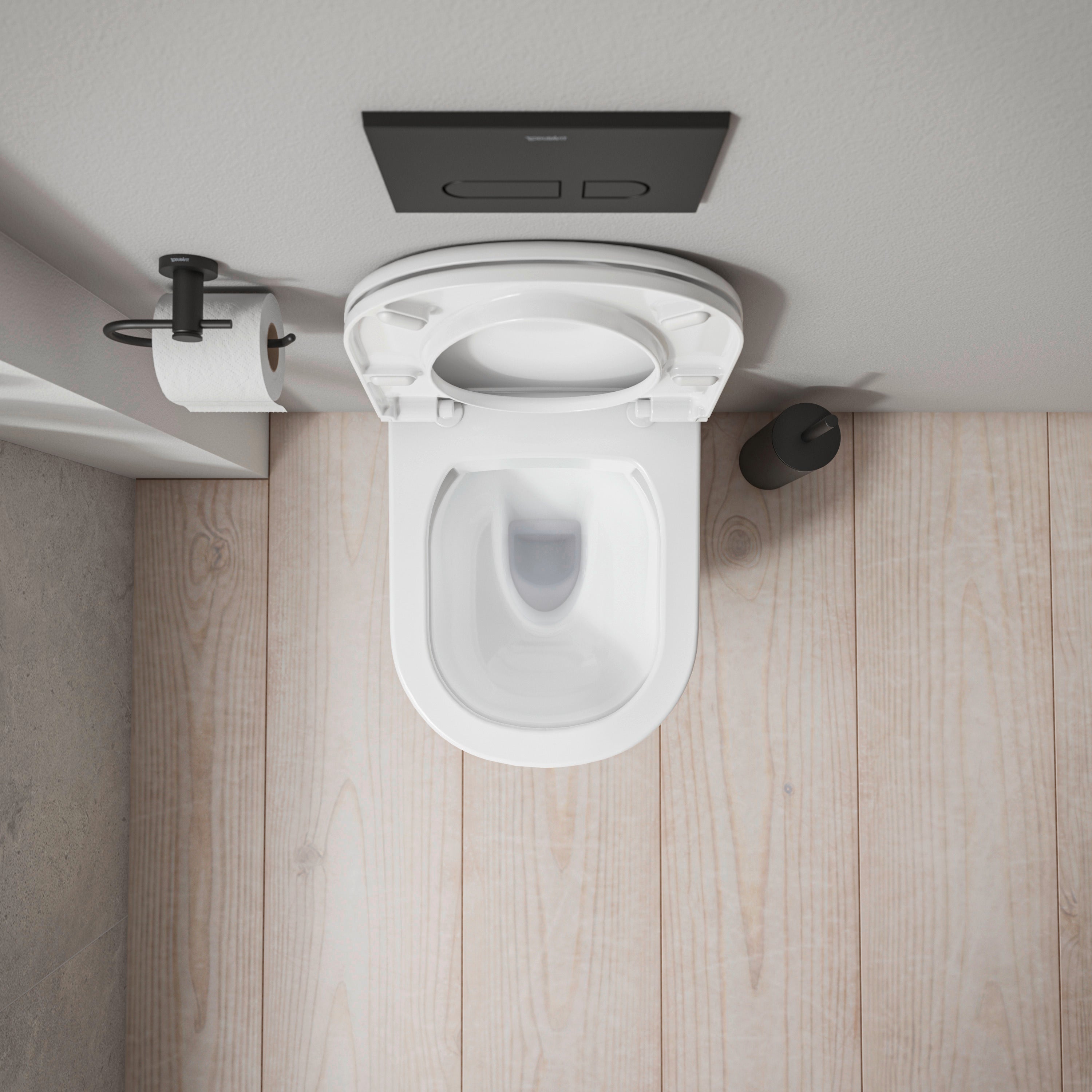 Duravit D-Code toiletsæde med softclose, sædet er aftageligt