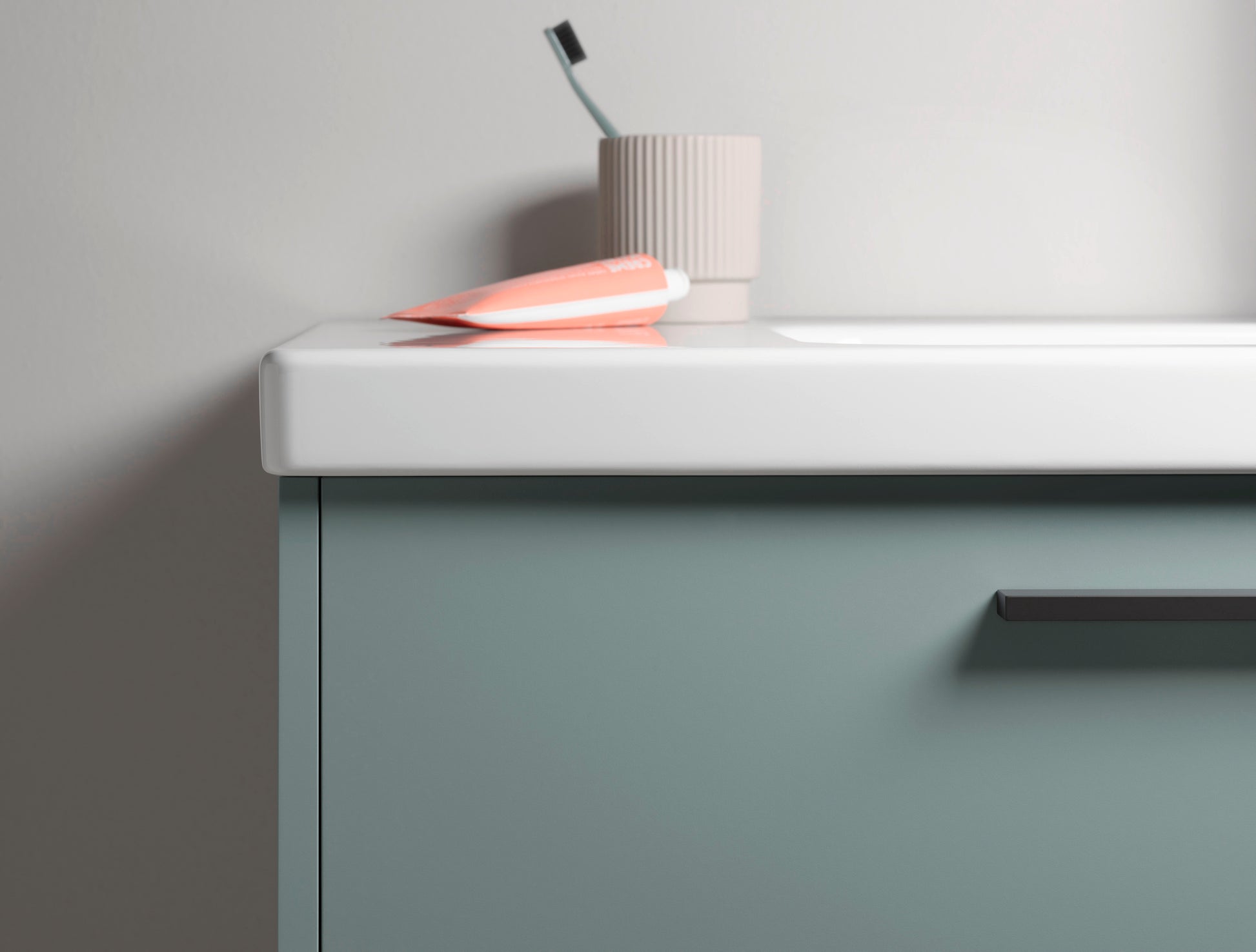 Duravit D-Code håndvask, 1000 x 480 mm, med hanehul og overløb