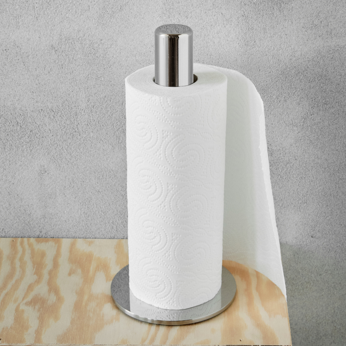 Bastant Design køkkenrulleholder i poleret, rustfri stål