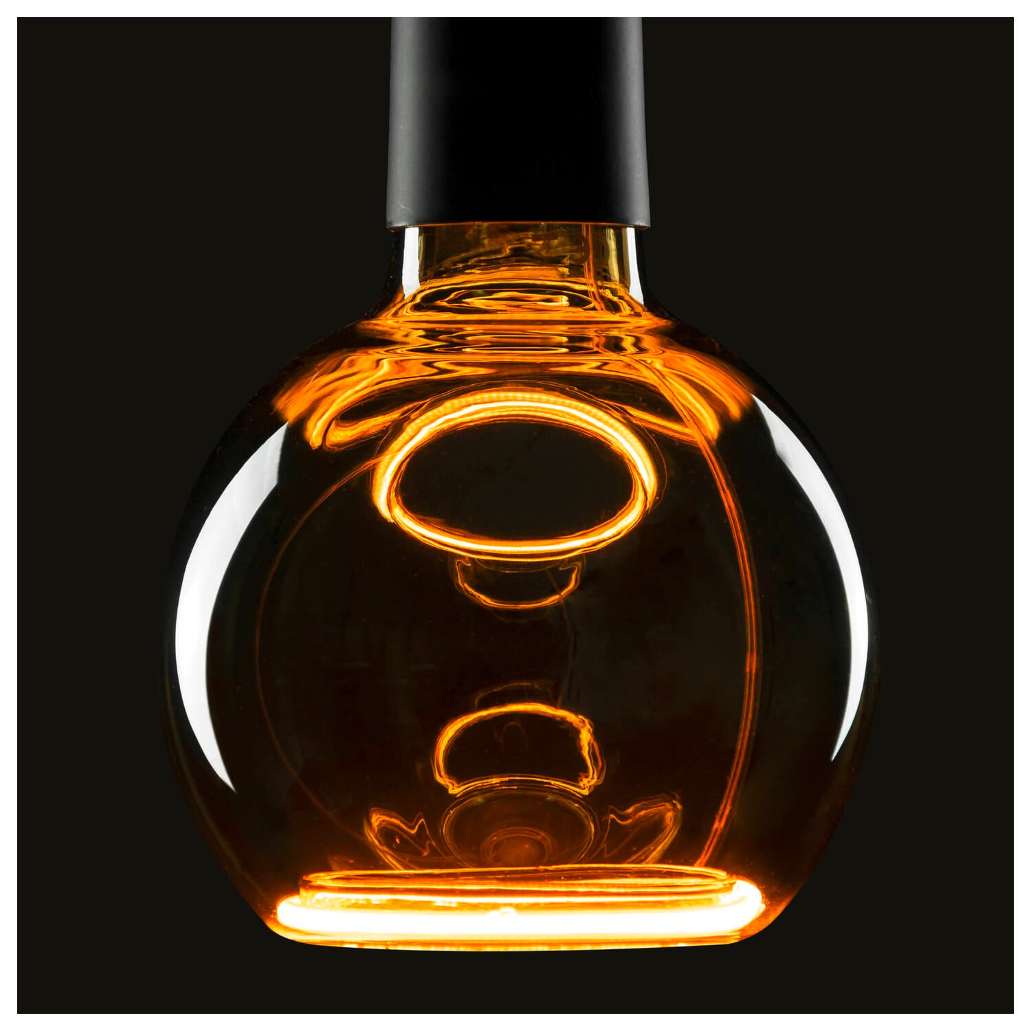 LED Floating Globe røgfarvet grå E27 6W 220lm 1900K