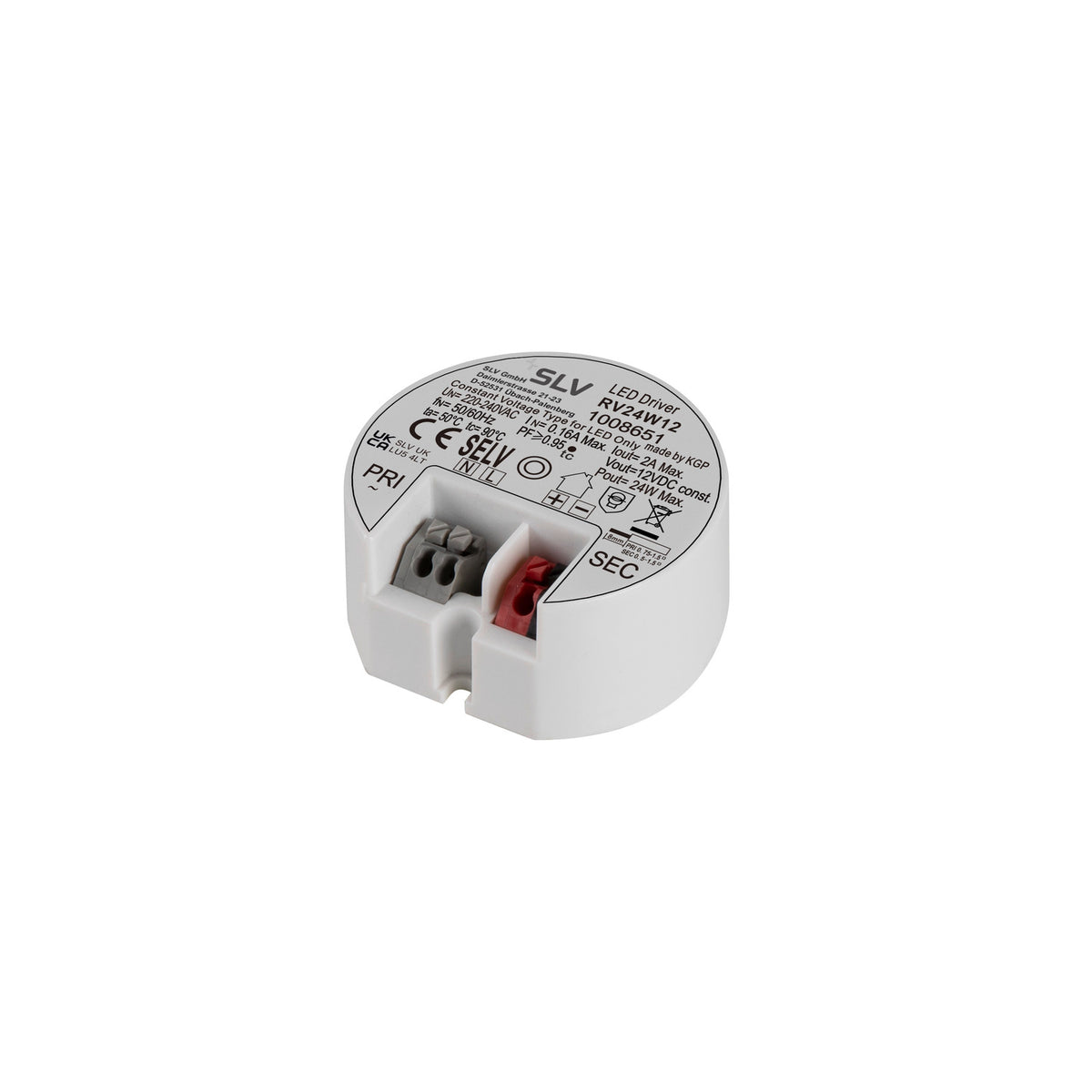 LED Driver hvid 12V 24W IP20