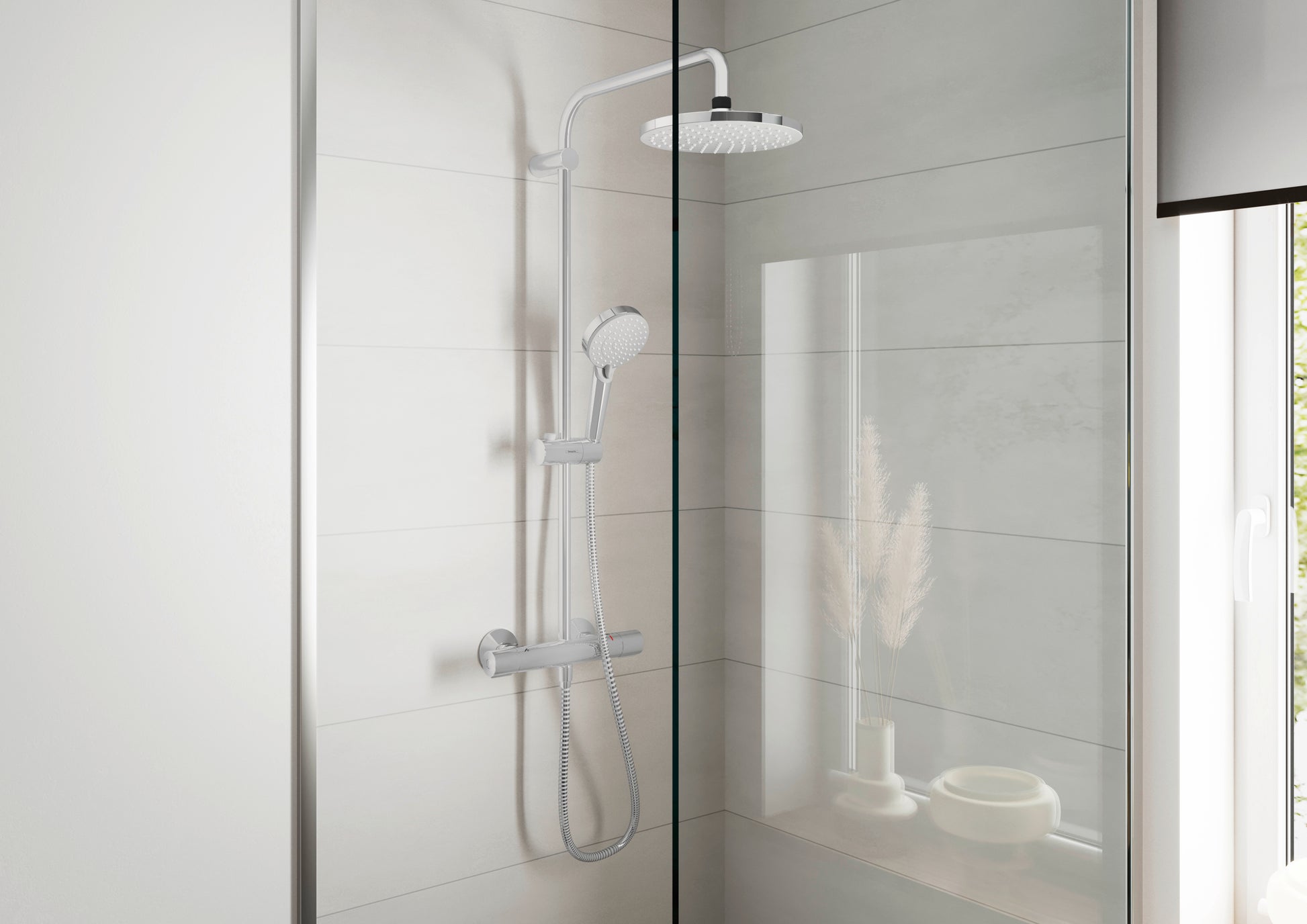 Hansgrohe Vernis Blend Showerpipe 200 1jet EcoSm