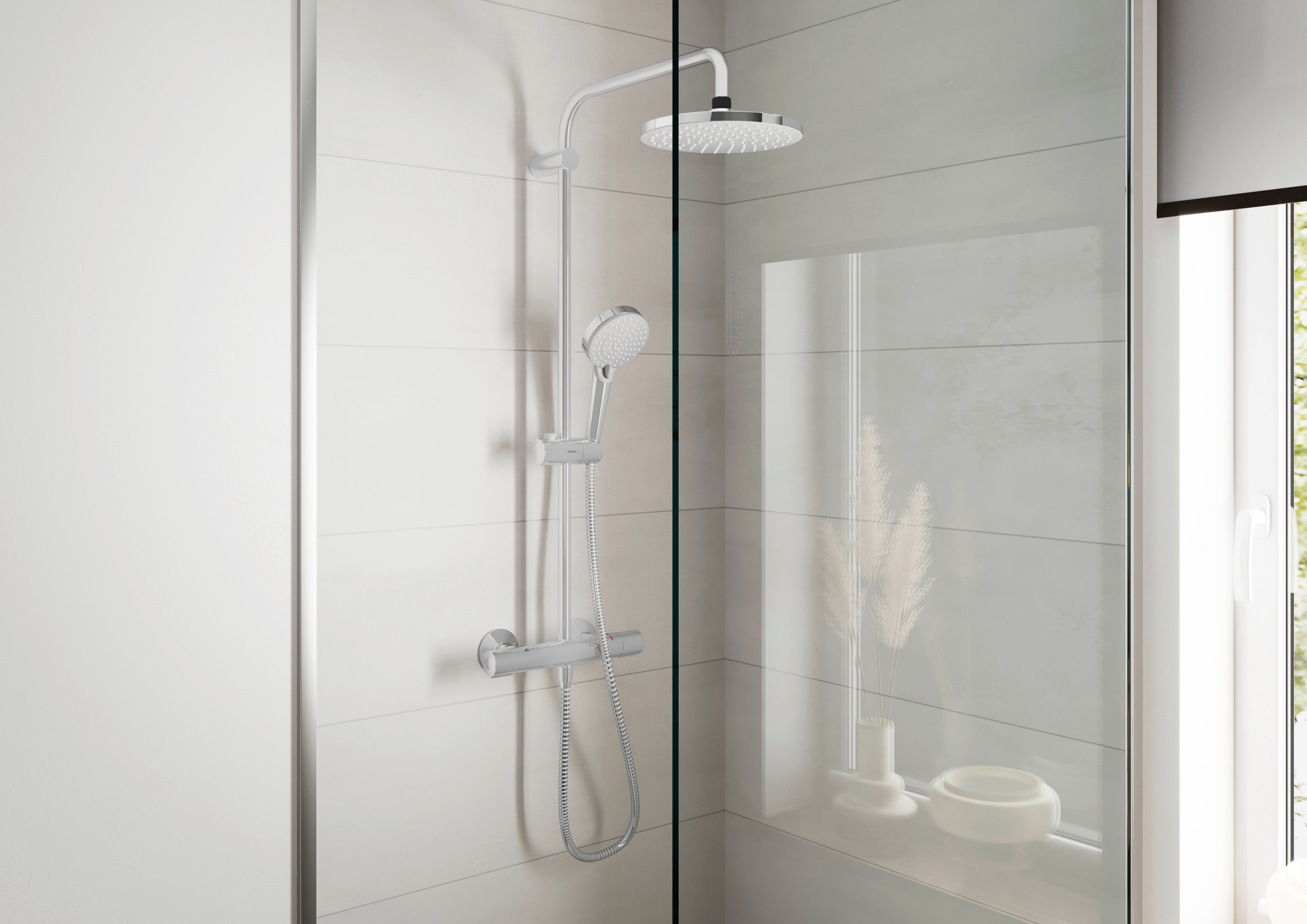 Hansgrohe Vernis Blend Showerpipe 200 1jet EcoSm