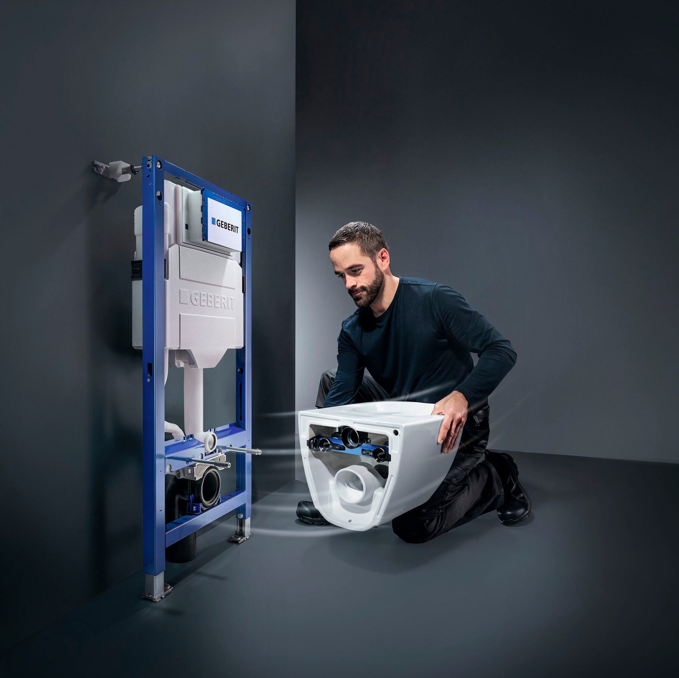 Geberit Sigma Duofix 112cm frontbetjent cisterne
