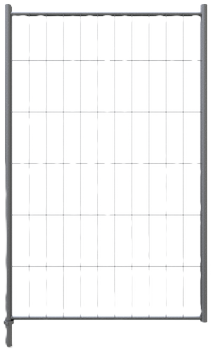 Dørelement til byggepladshegn, 1,2 x 2,0 m
