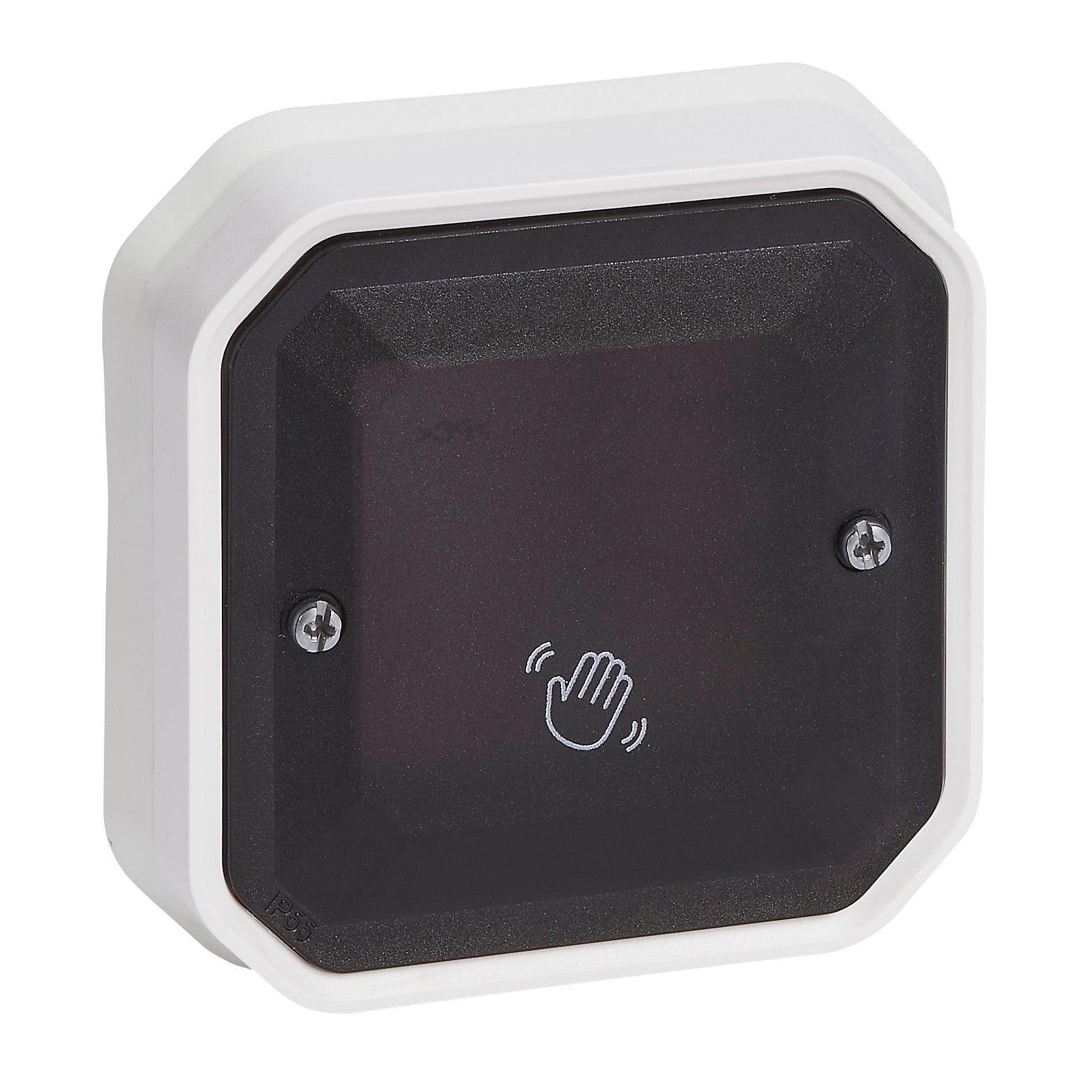 PLEXO 55 IP55 montageramme for planforsænket 2 modul hvid