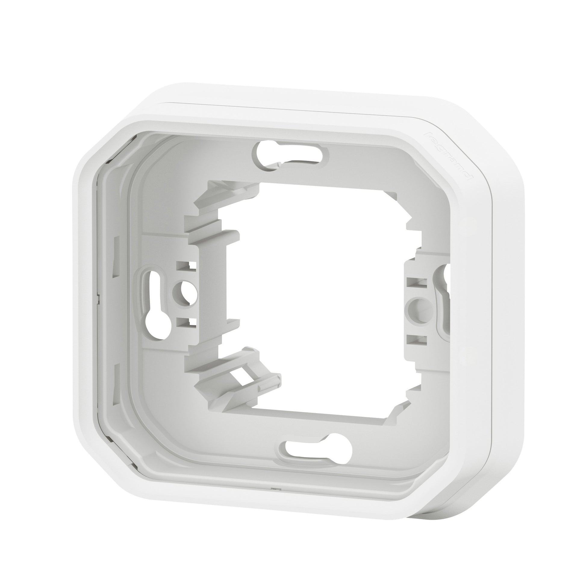 PLEXO 55 IP55 montageramme for planforsænket 2 modul hvid