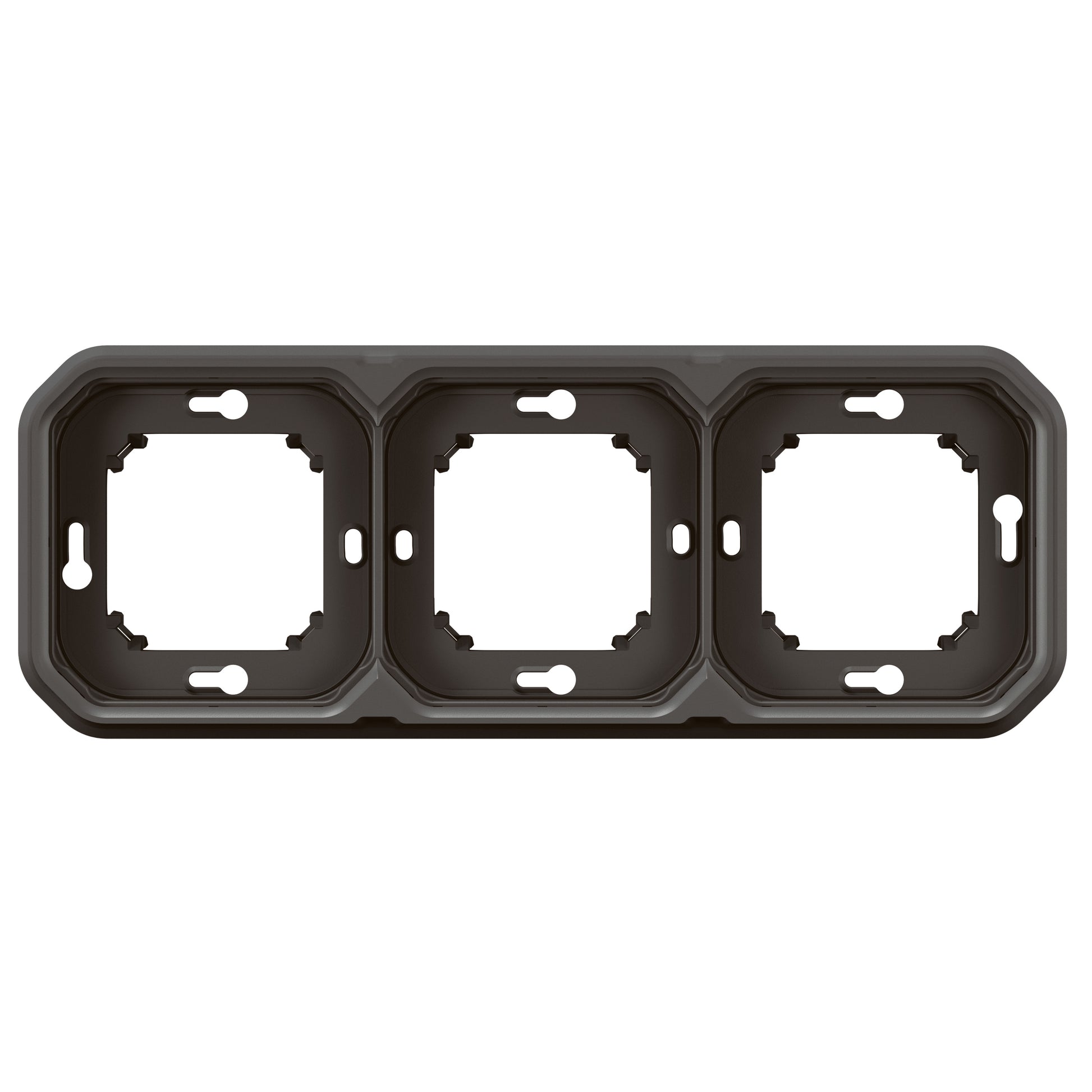 PLEXO 55 IP55 montageramme for planforsænket 6 modul antracit