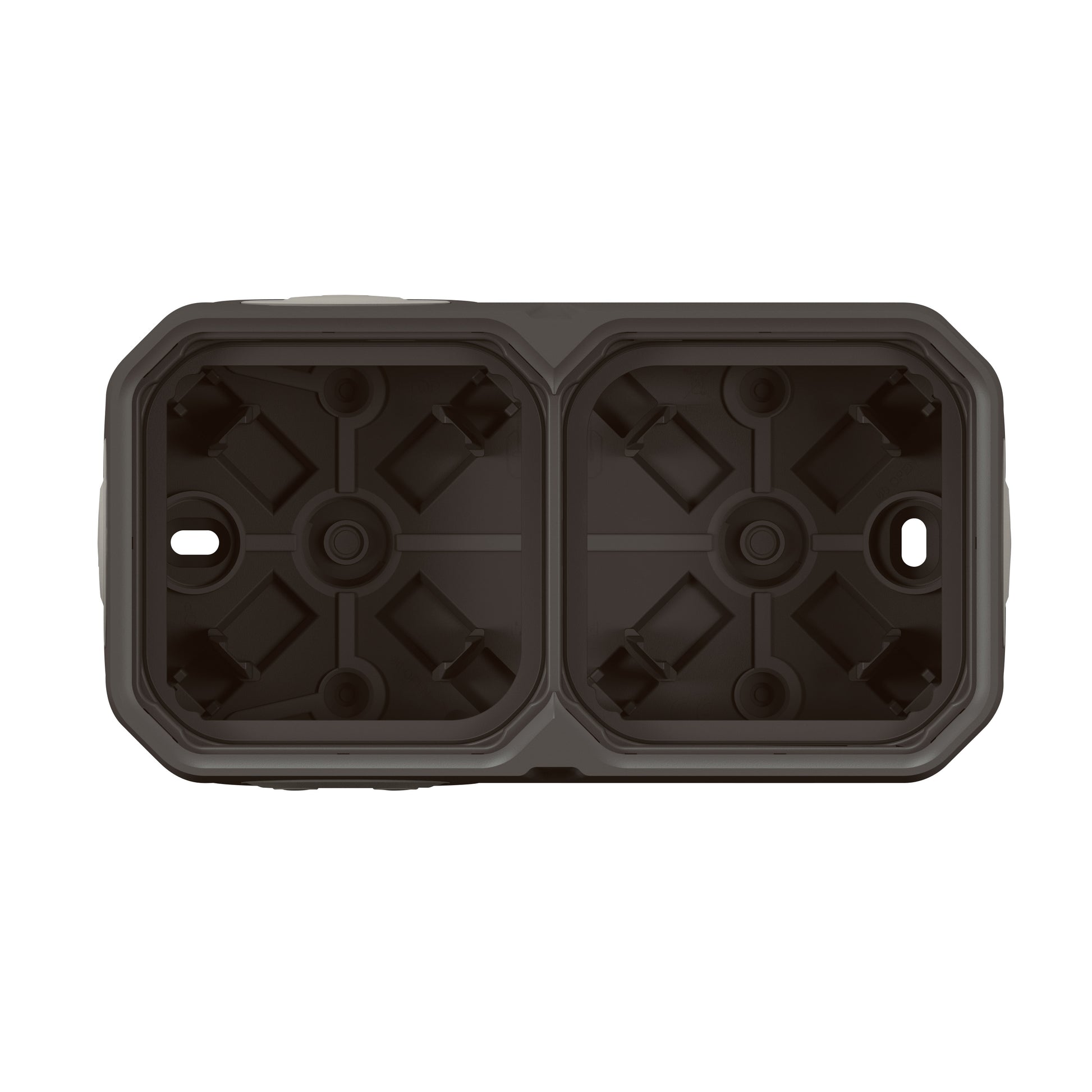 PLEXO 55 IP55 underlag 4 modul membran, antracit