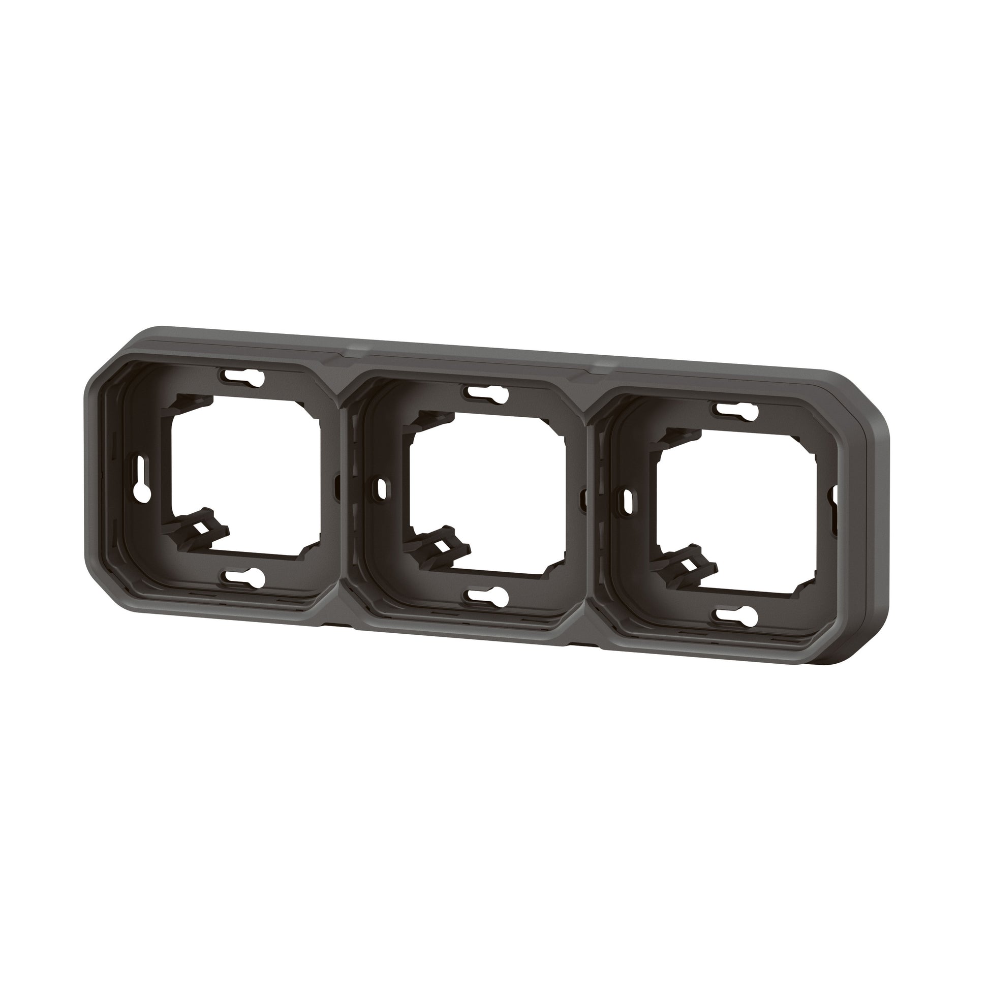 PLEXO 55 IP55 montageramme for planforsænket 6 modul antracit