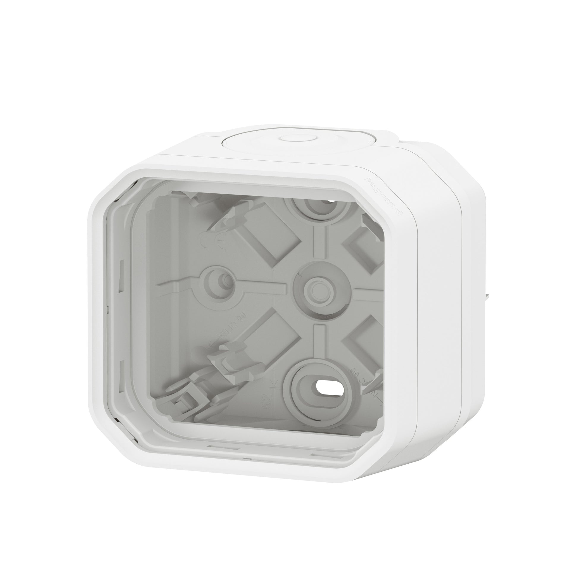 PLEXO 55 IP55 underlag 2 modul membran, hvid
