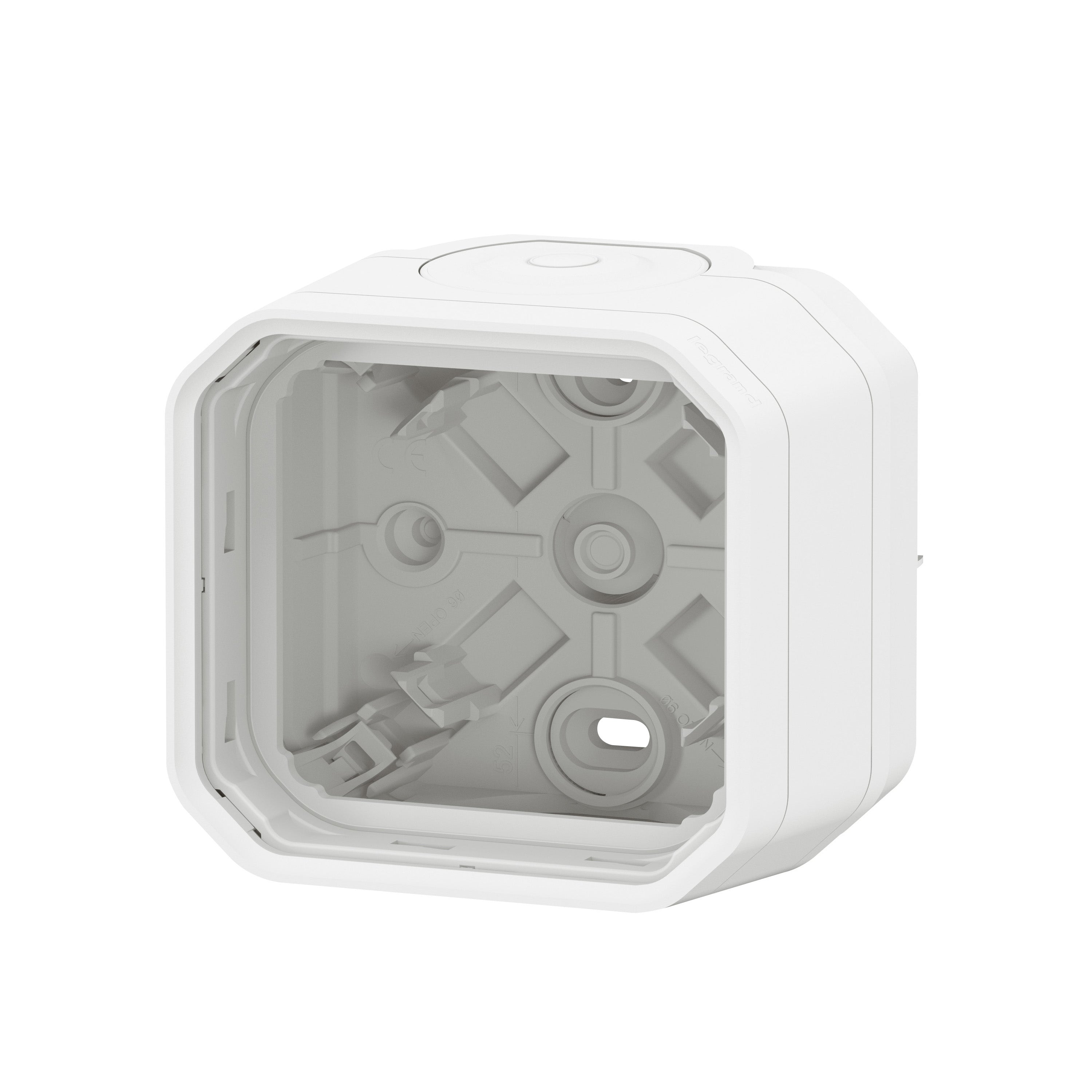 PLEXO 55 IP55 underlag 2 modul membran, hvid