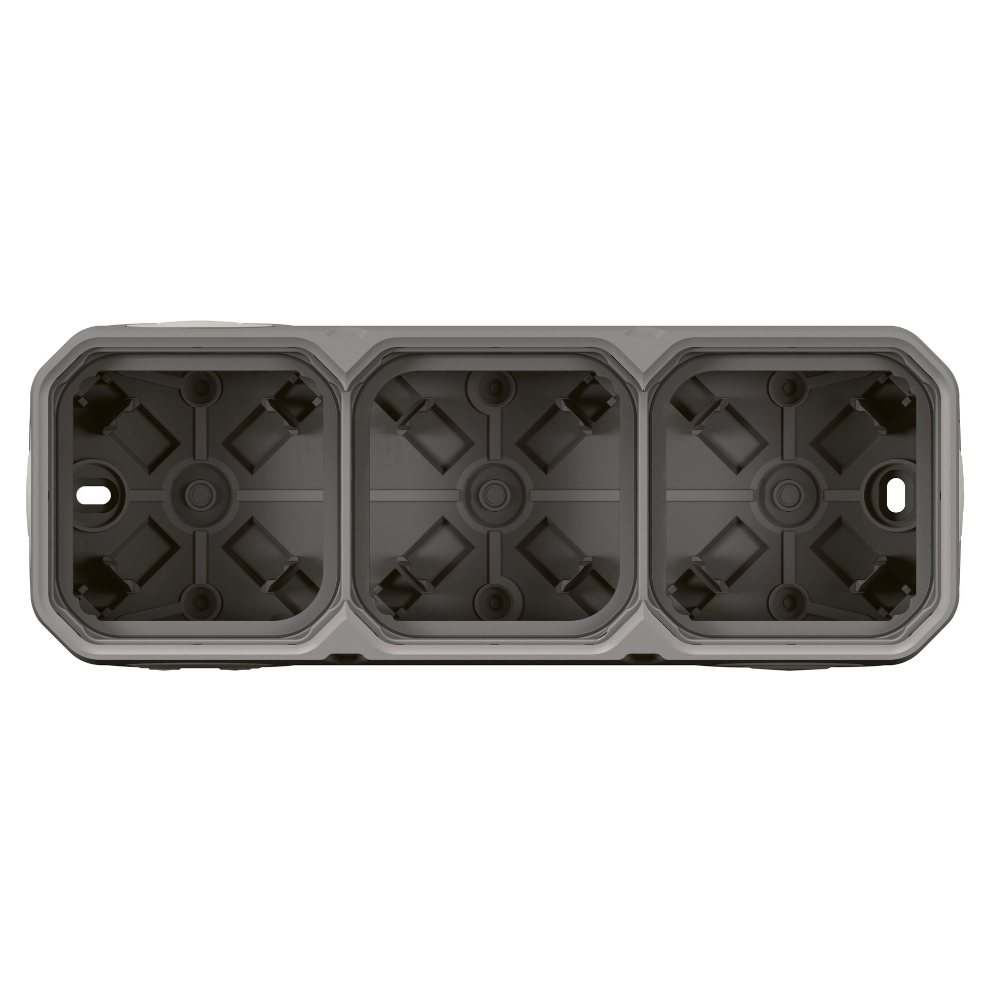 PLEXO 55 IP55 underlag 6 modul membran, grå