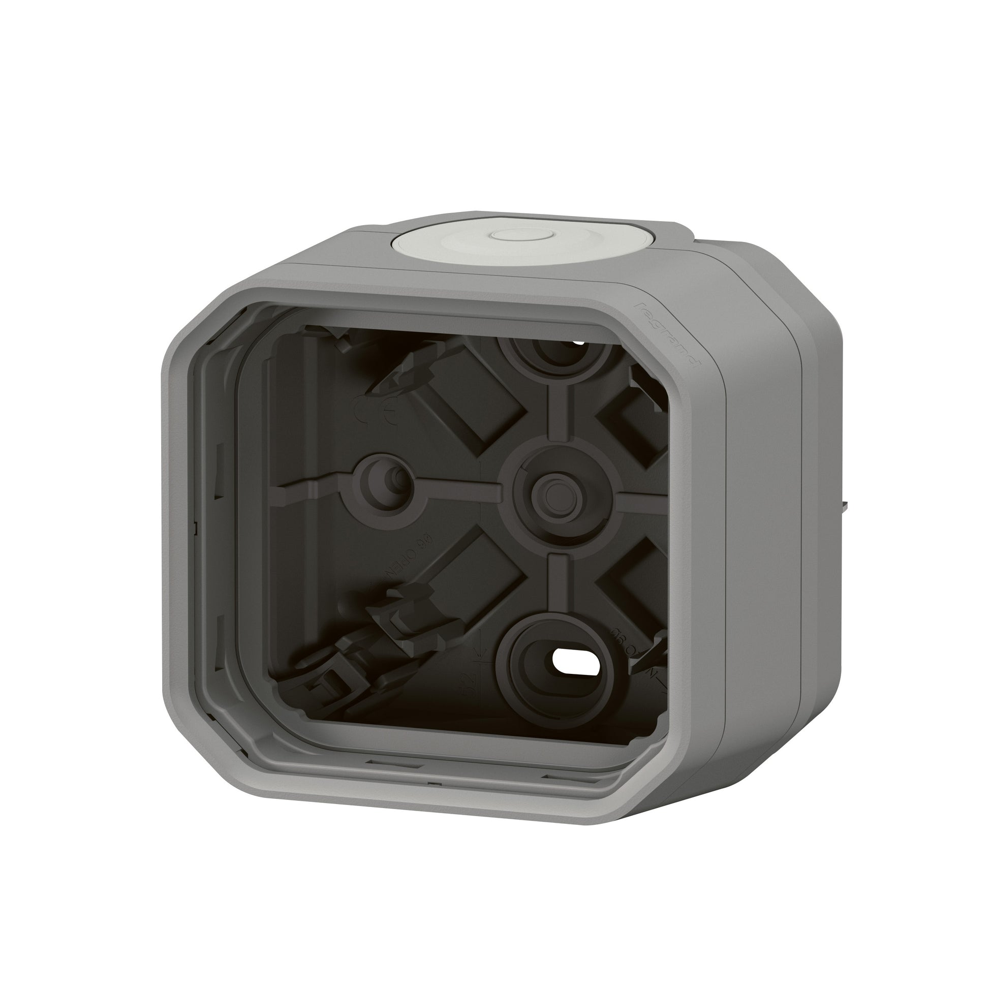 PLEXO 55 IP55 underlag 2 modul membran, grå
