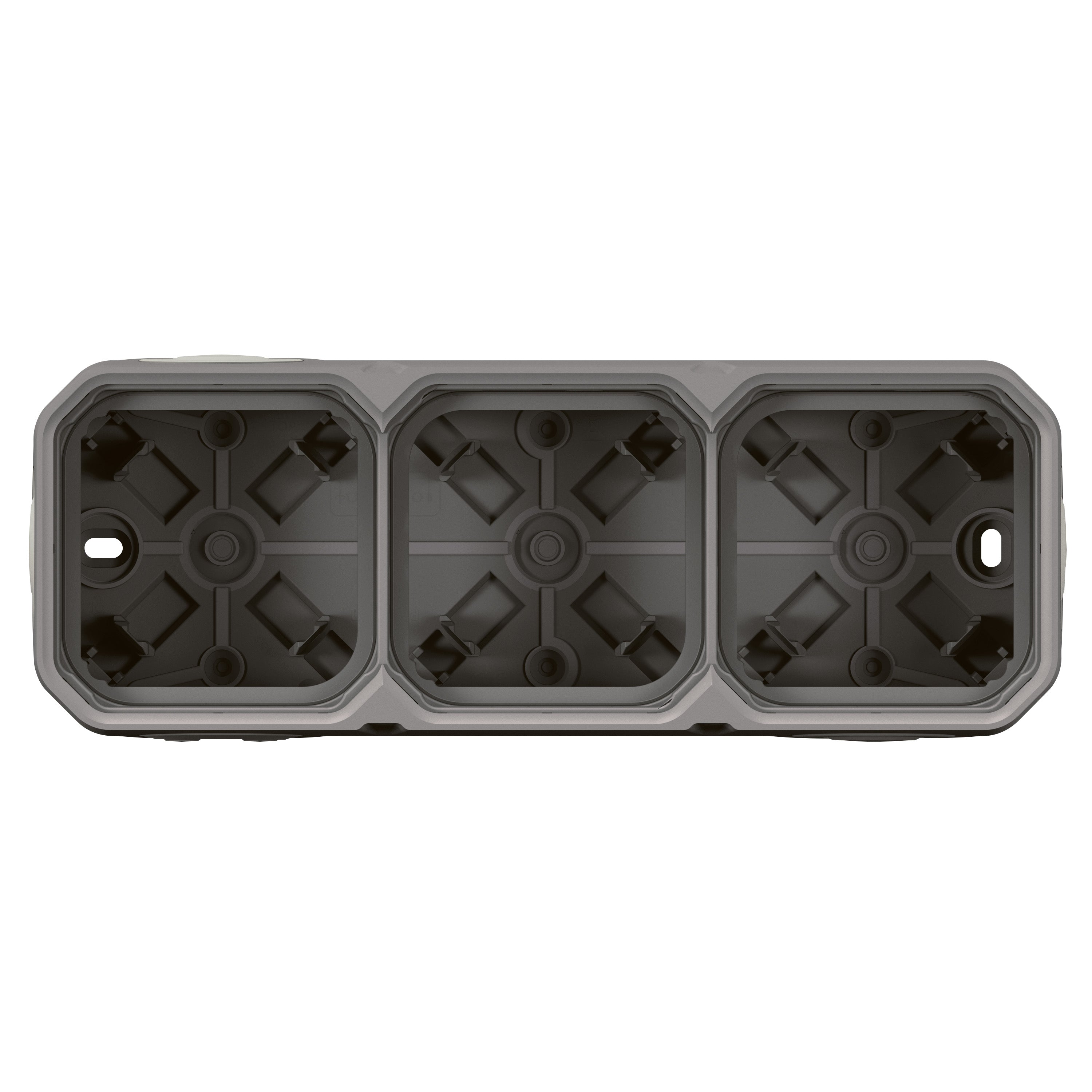 PLEXO 55 IP55 underlag 6 modul membran, grå