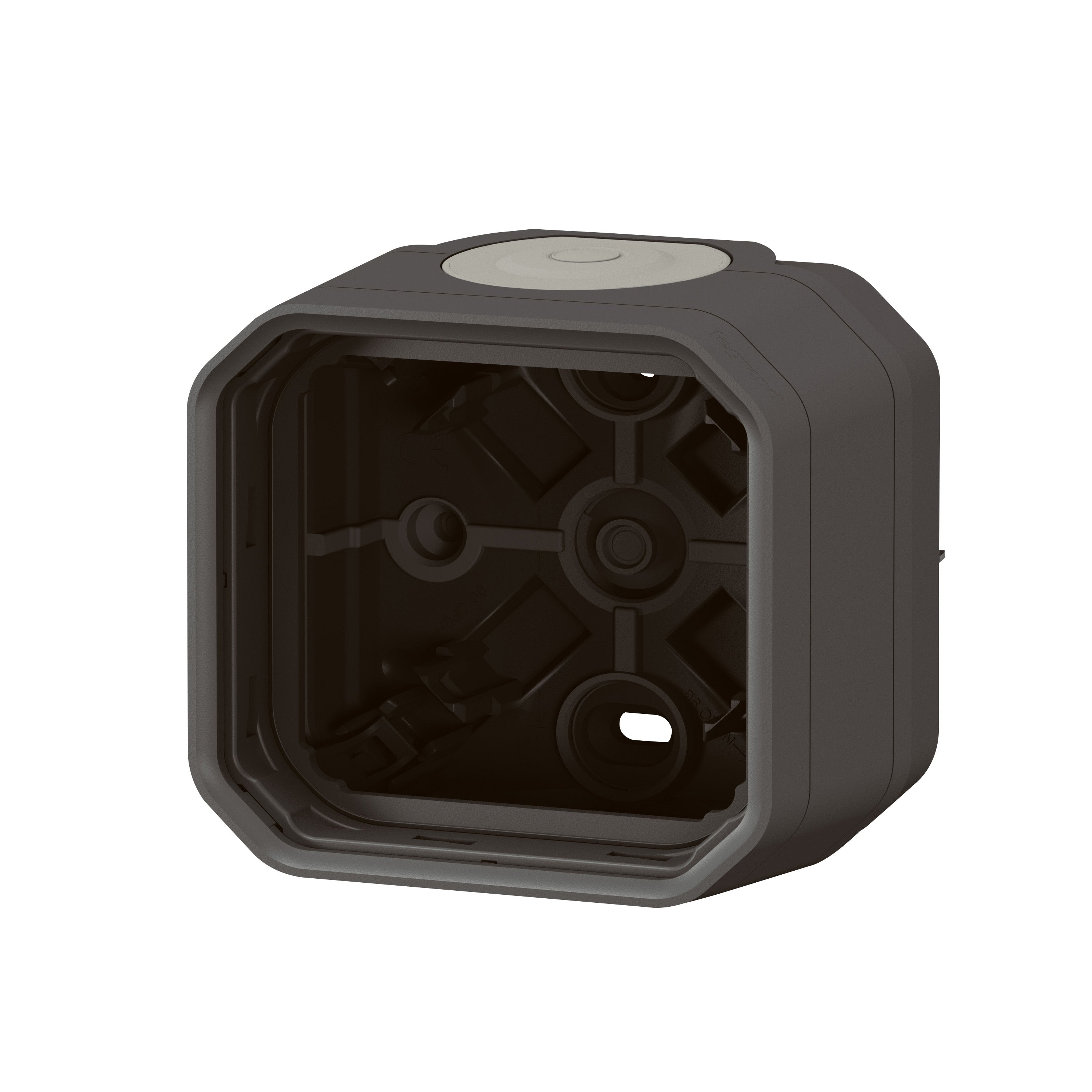 PLEXO 55 IP55 underlag 2 modul membran, antracit