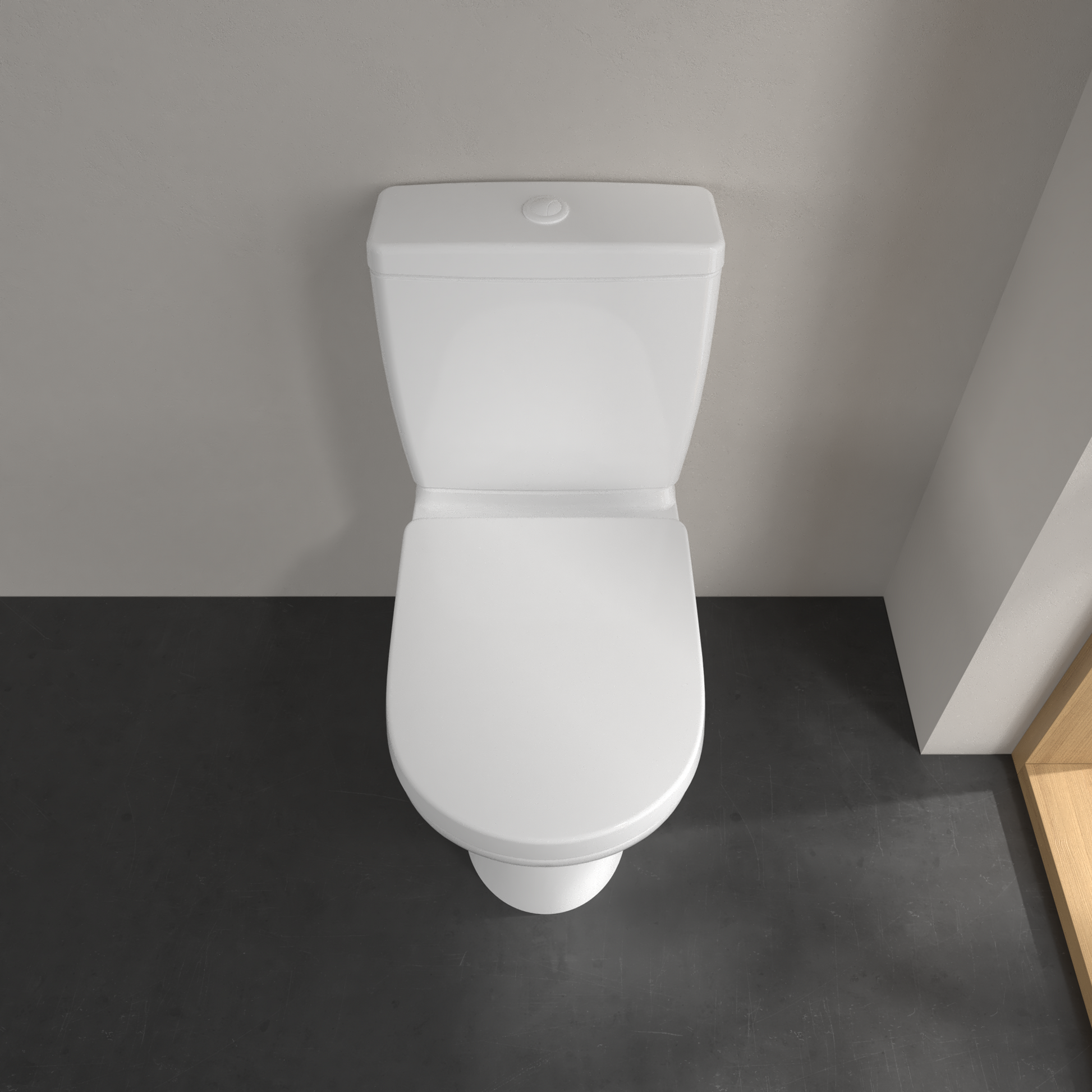 V&B 5658 O.Novo gulvskål C+ P-lås 360 x 610 mm kombinationsklos.