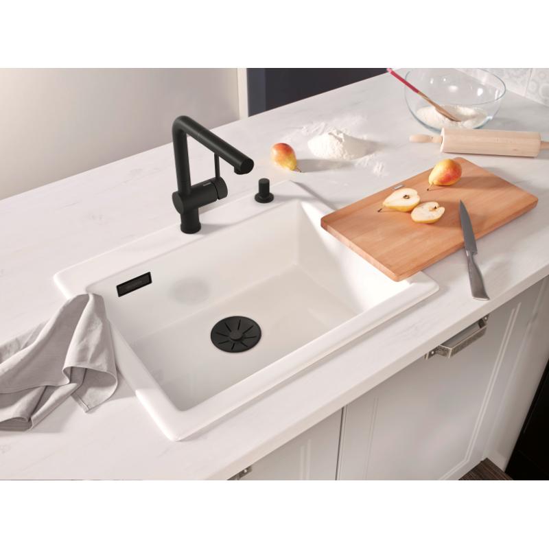 BLANCO AFLØB INFINO SORT MAT 1X3,5''UXI